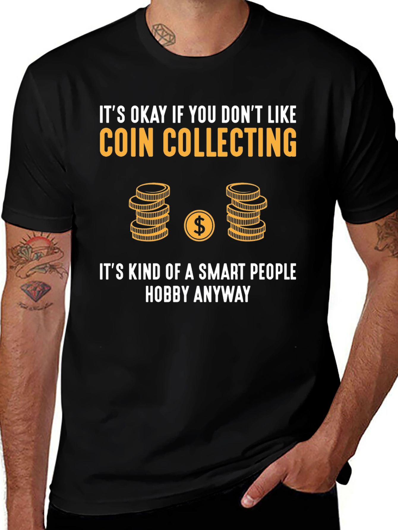 Coin Collecting Smart Hobby Tee