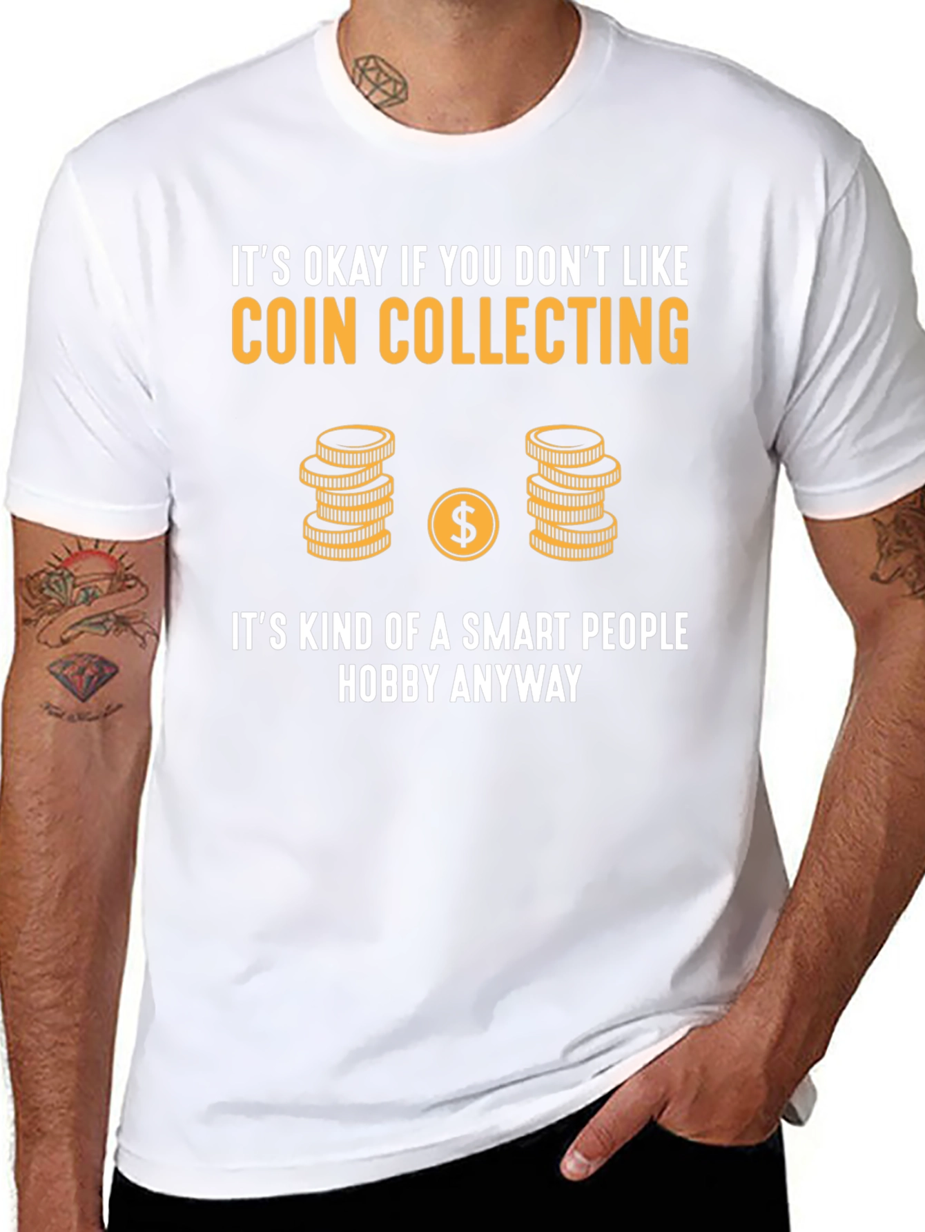 Coin Collecting Smart Hobby Tee