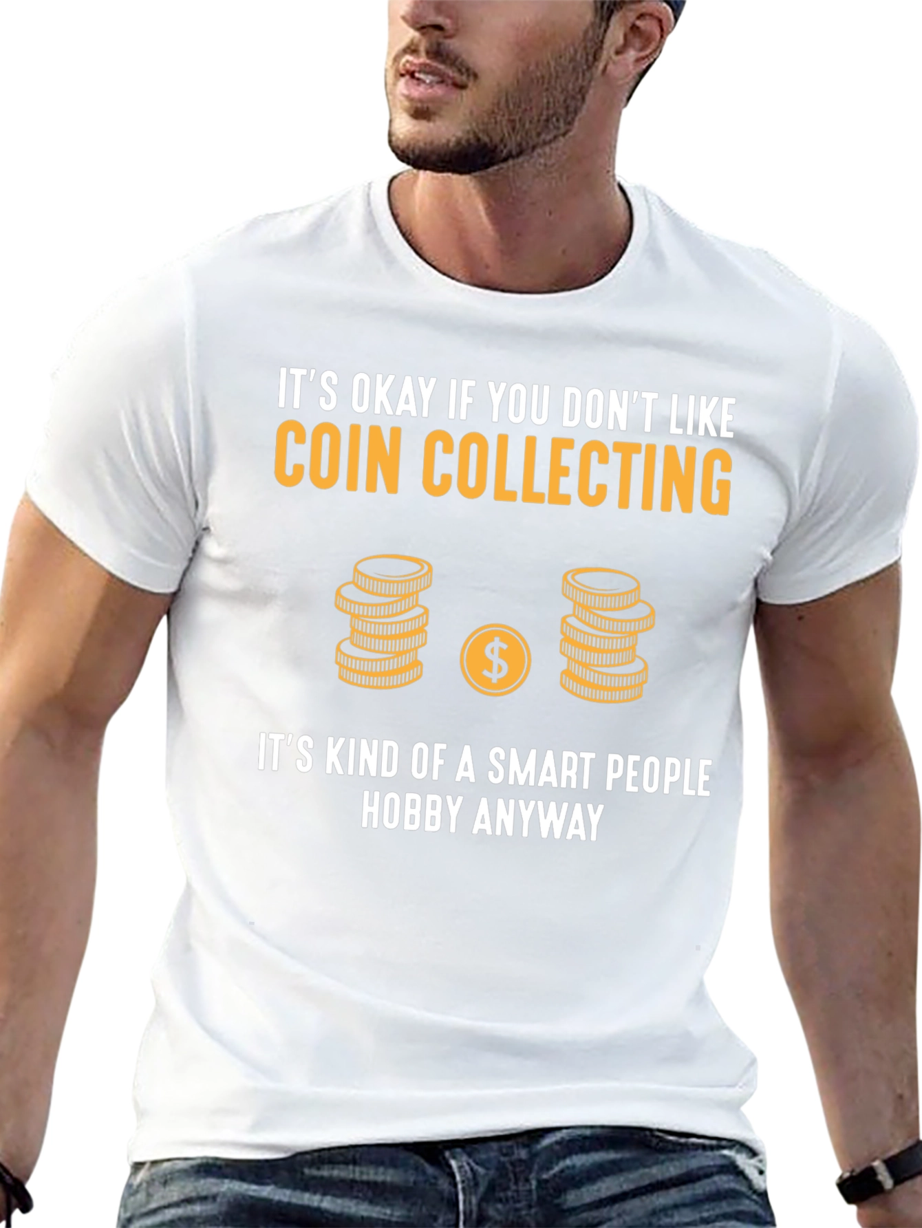 Coin Collecting Smart Hobby Tee