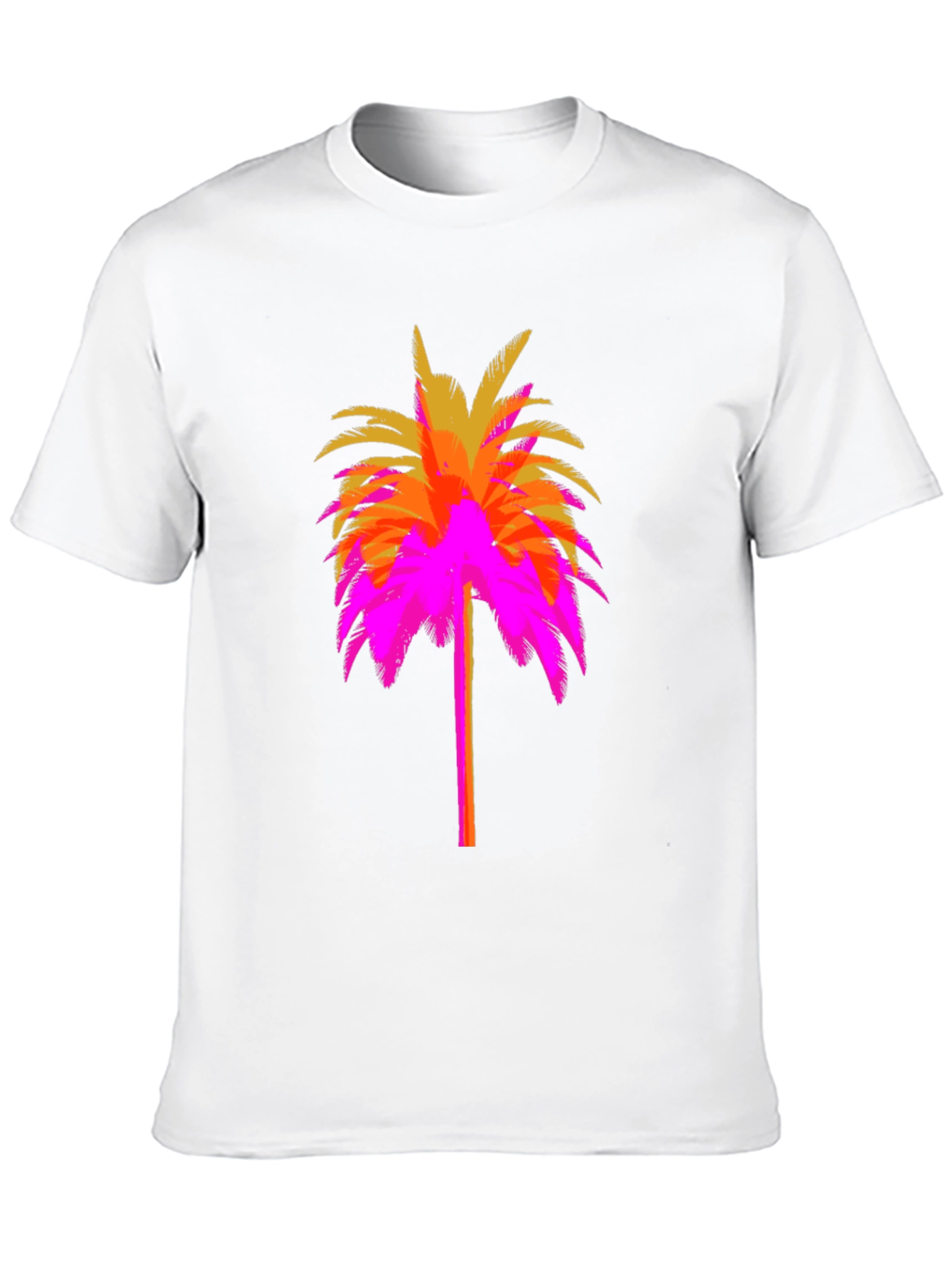 Vibrant Palm Tree Graphic Tee