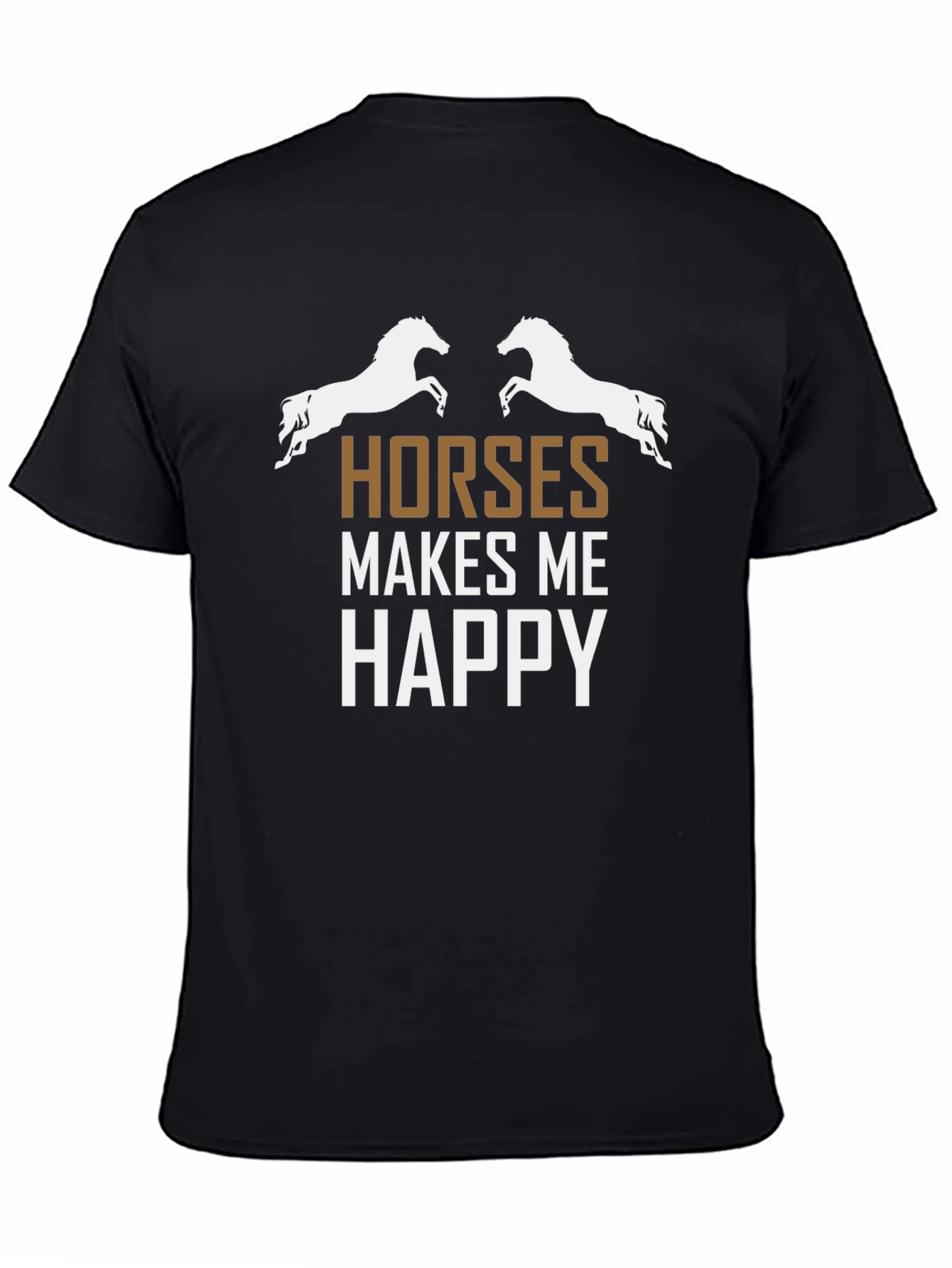 Horses Make Me Happy Graphic Tee