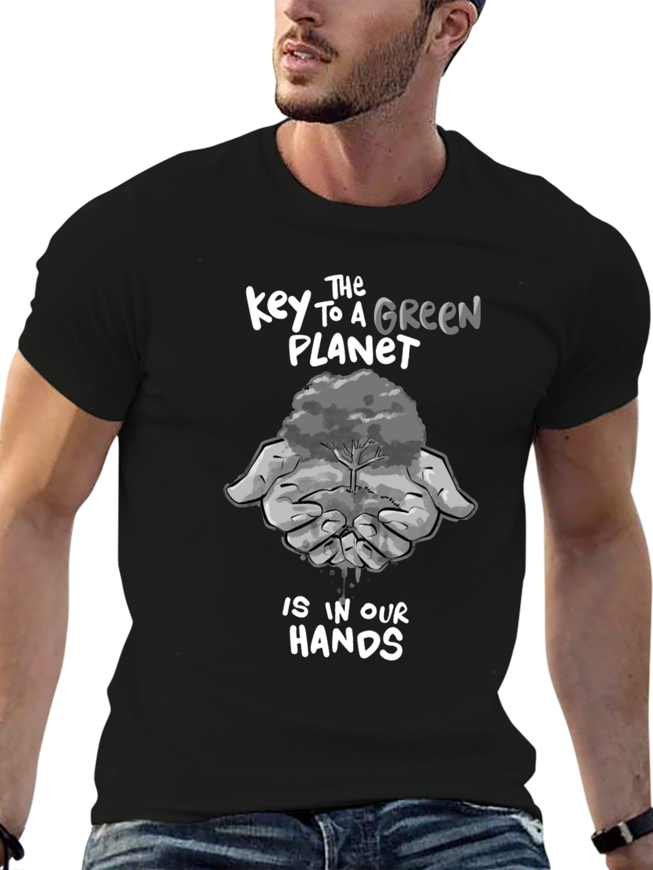 Green Planet T-Shirt - Eco Friendly Design