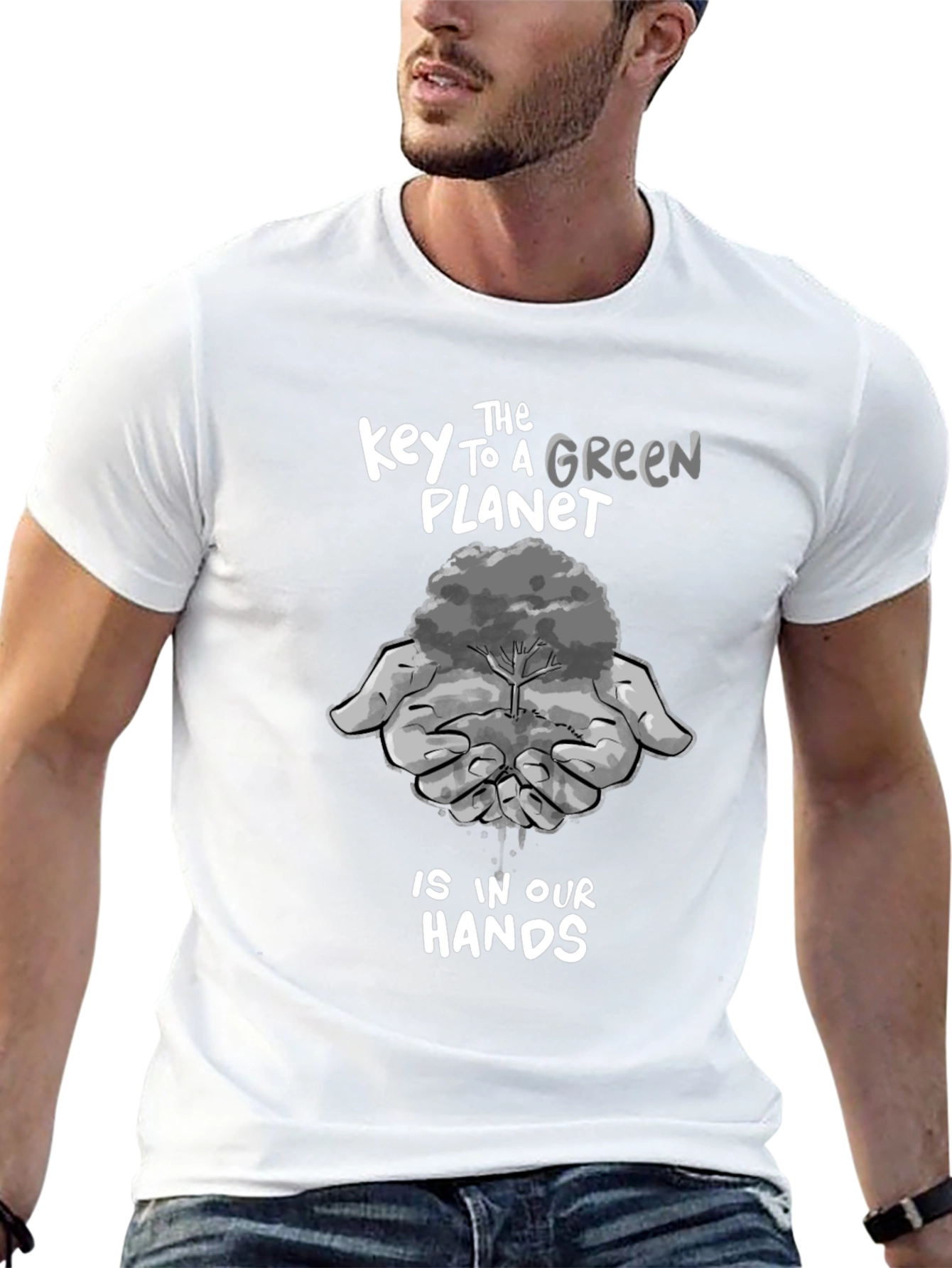 Green Planet T-Shirt - Eco Friendly Design