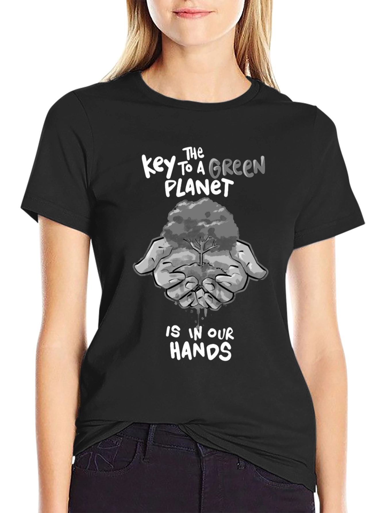 Green Planet T-Shirt - Eco Friendly Design