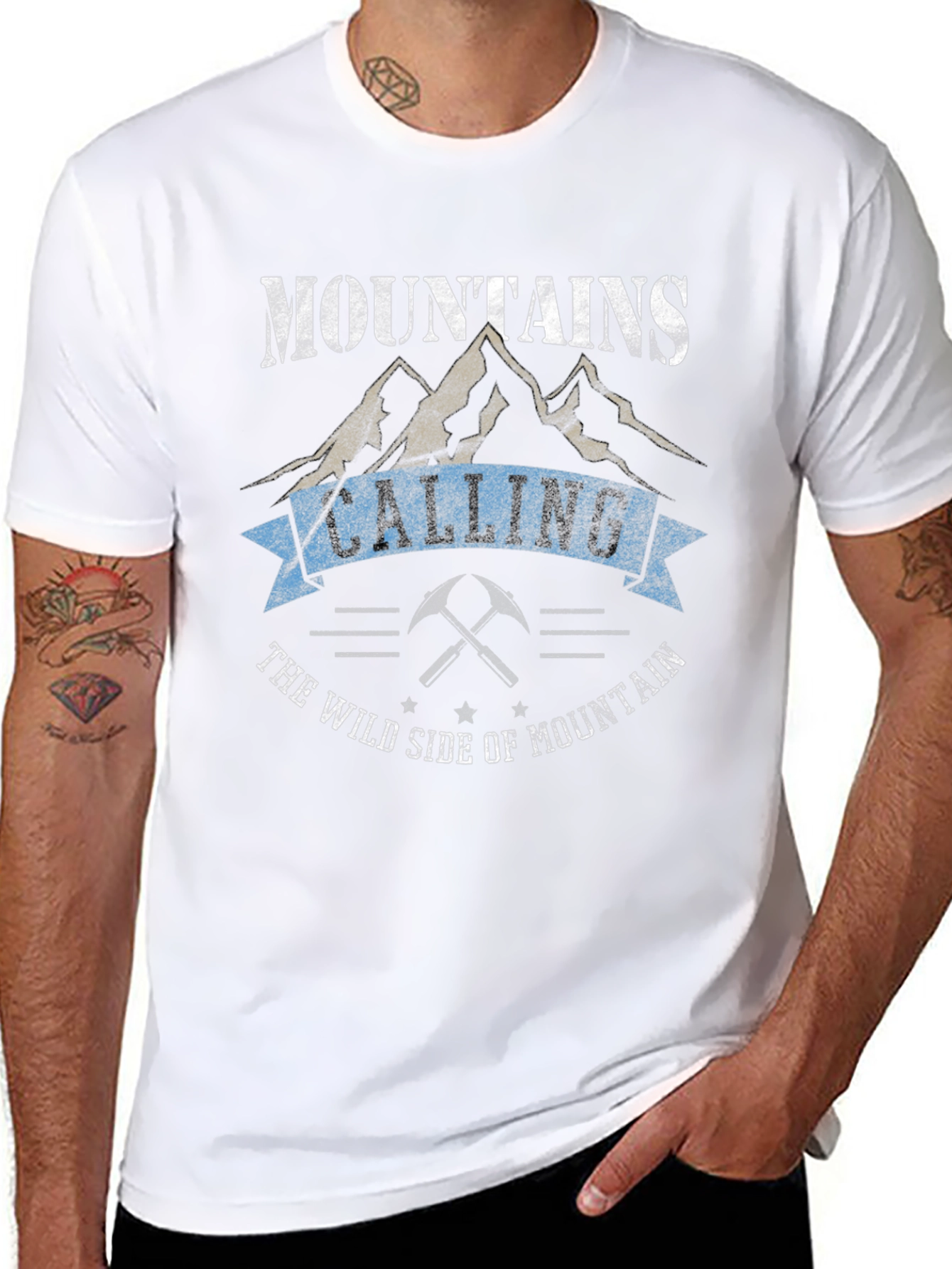 Mountains Calling Graphic T-Shirt