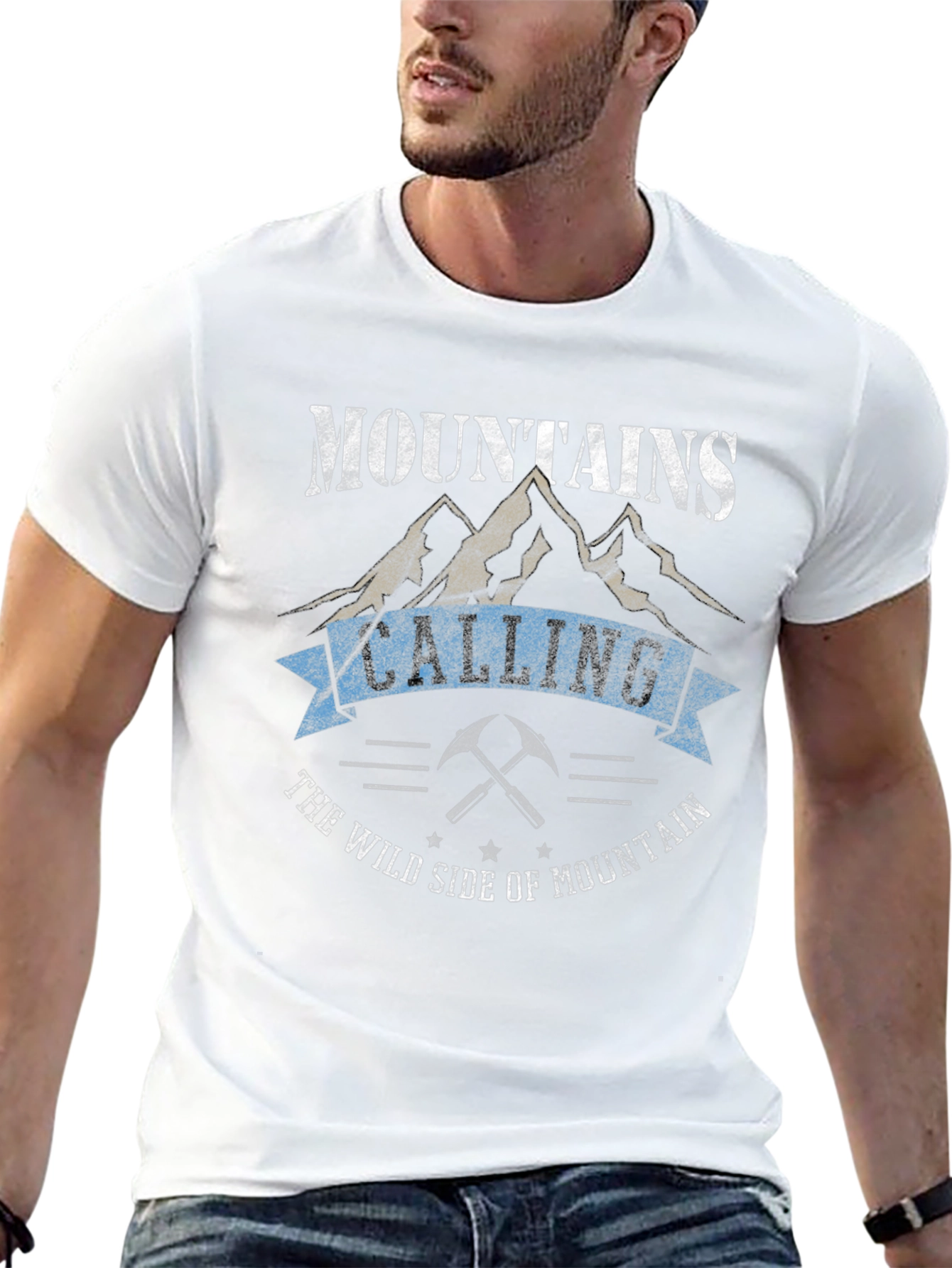 Mountains Calling Graphic T-Shirt
