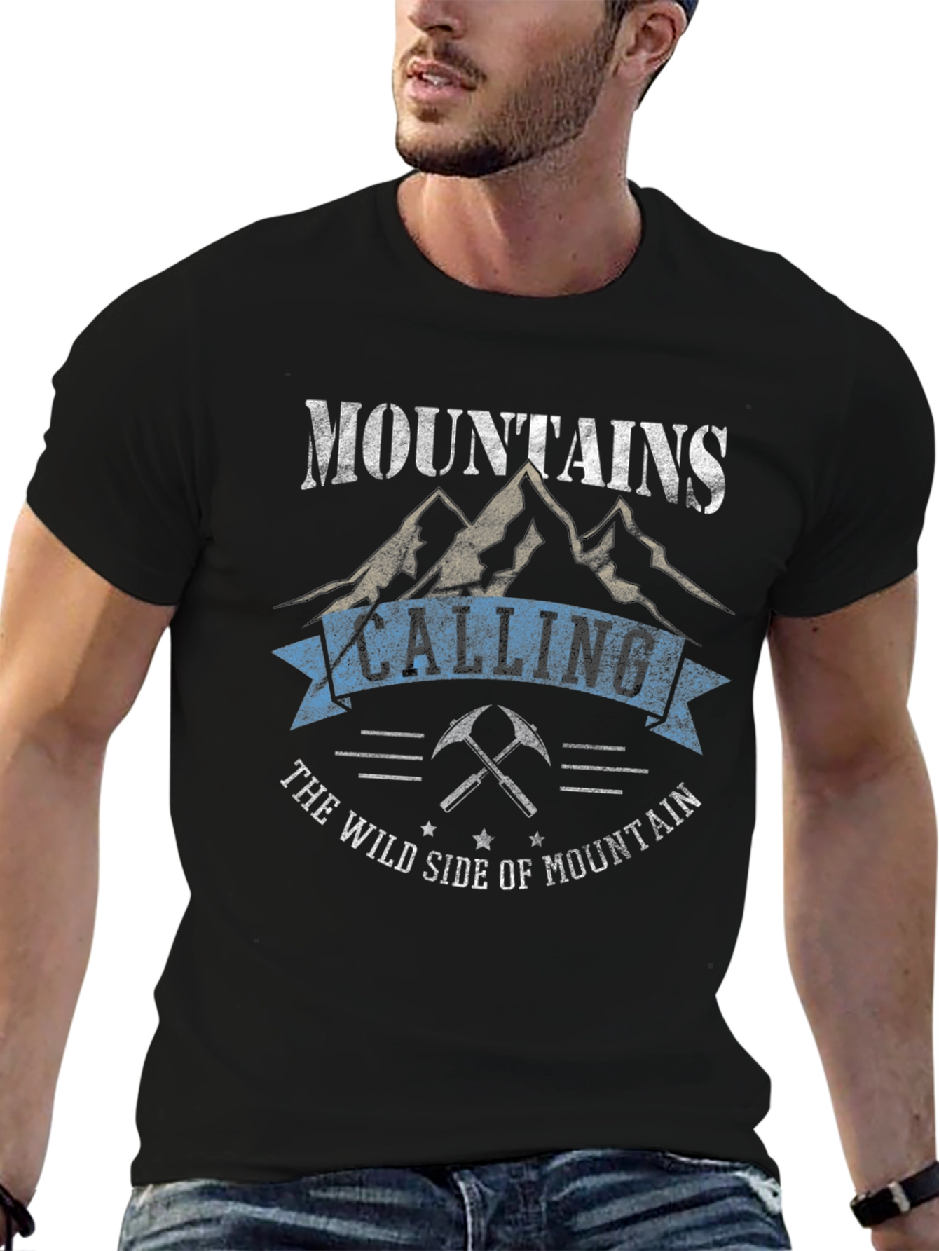 Mountains Calling Graphic T-Shirt