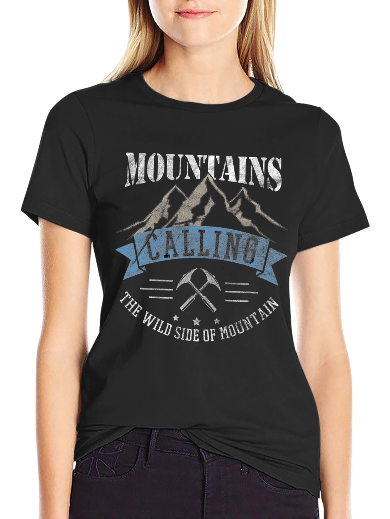 Mountains Calling Graphic T-Shirt