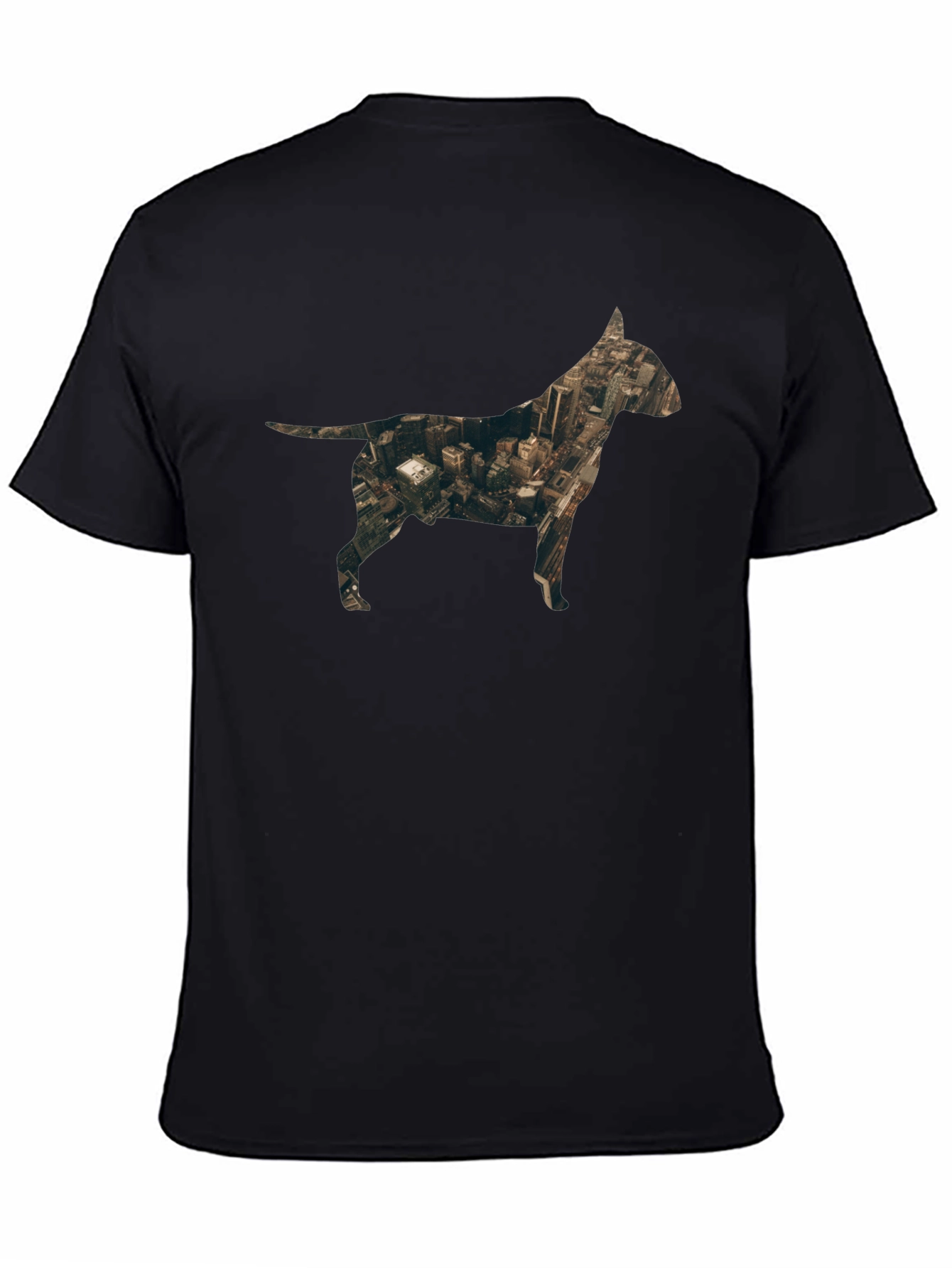 Urban Dog Silhouette T-Shirt - Mens Black Tee