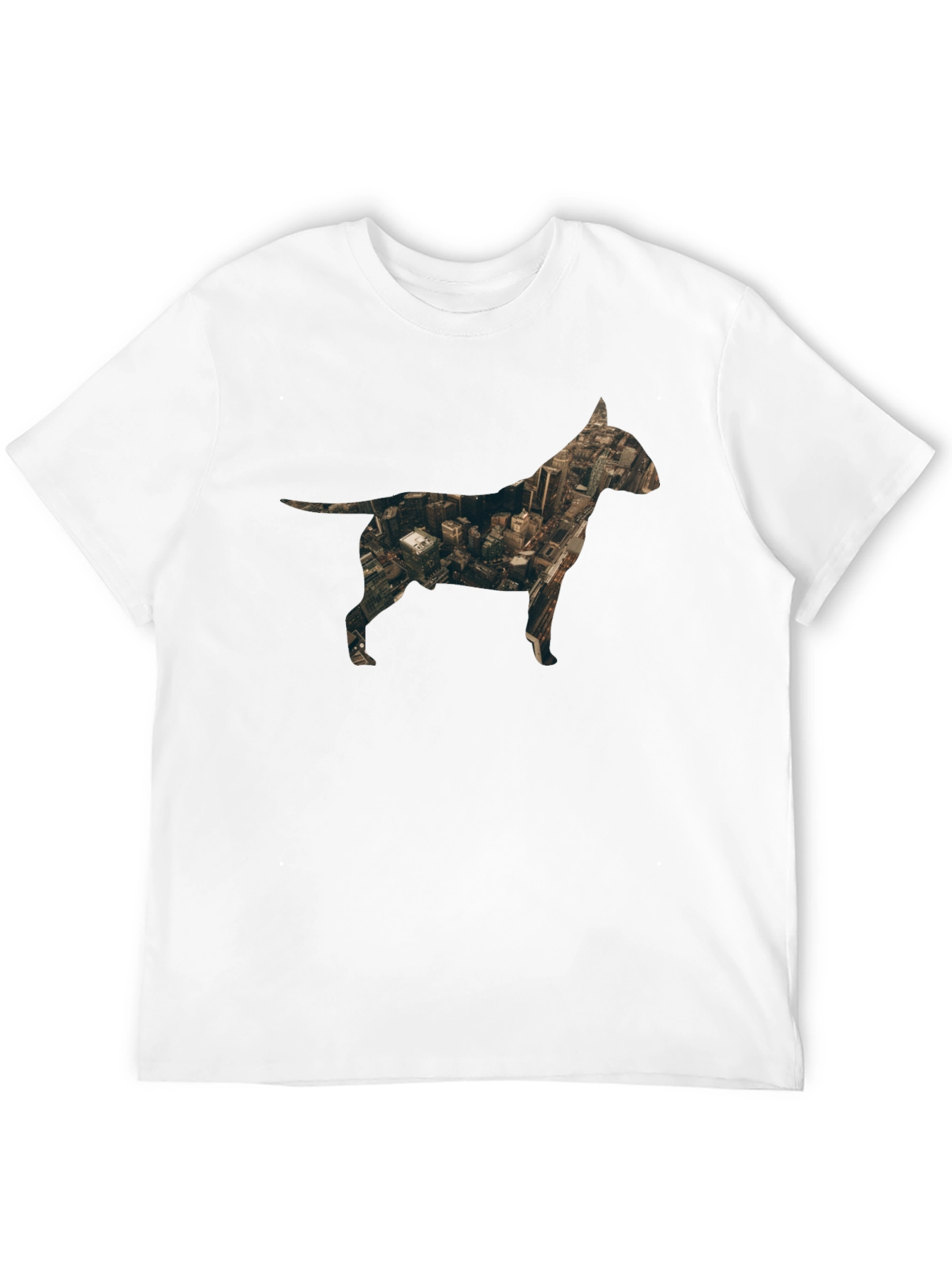 Urban Dog Silhouette T-Shirt - Mens Black Tee