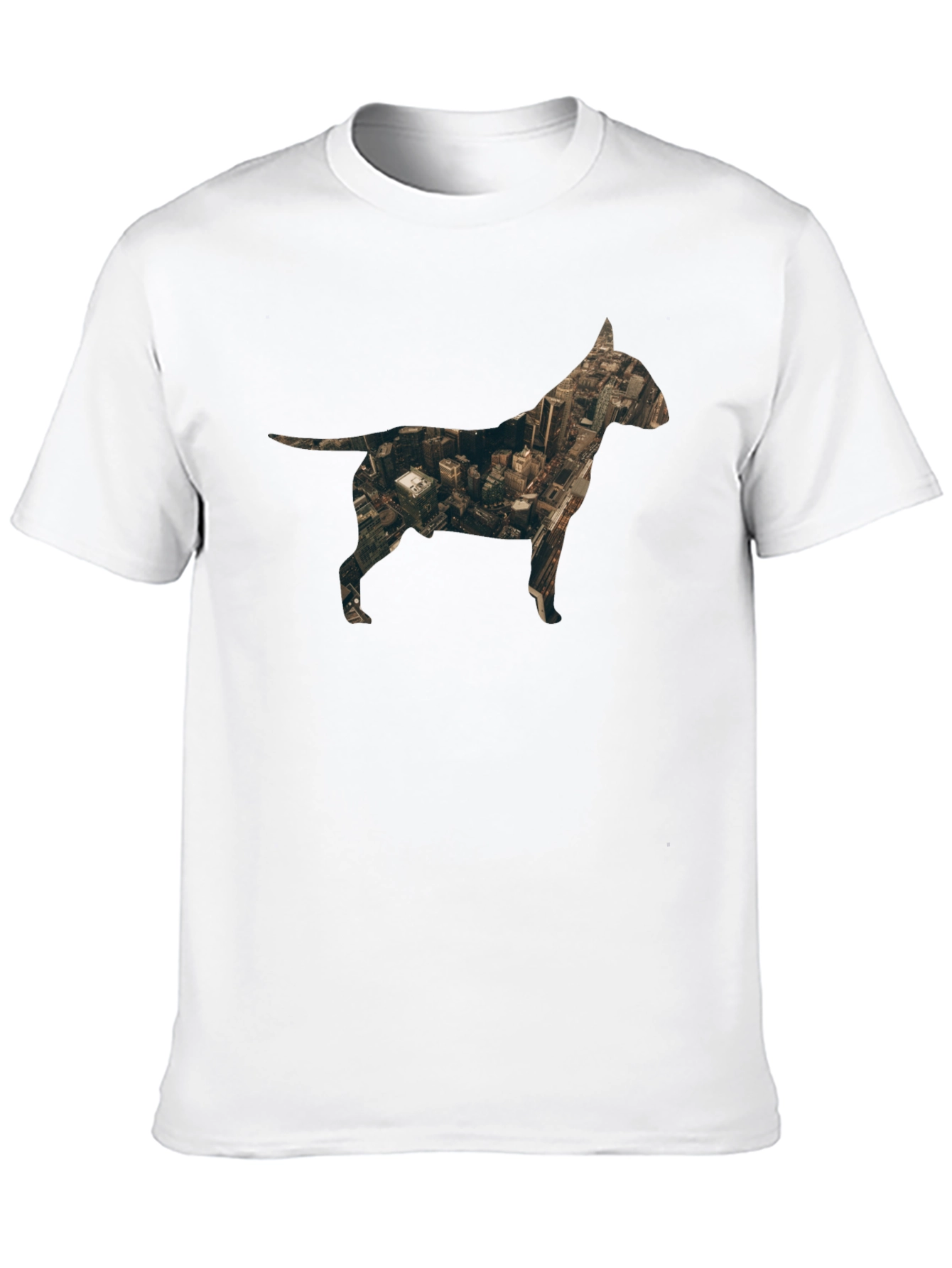 Urban Dog Silhouette T-Shirt - Mens Black Tee