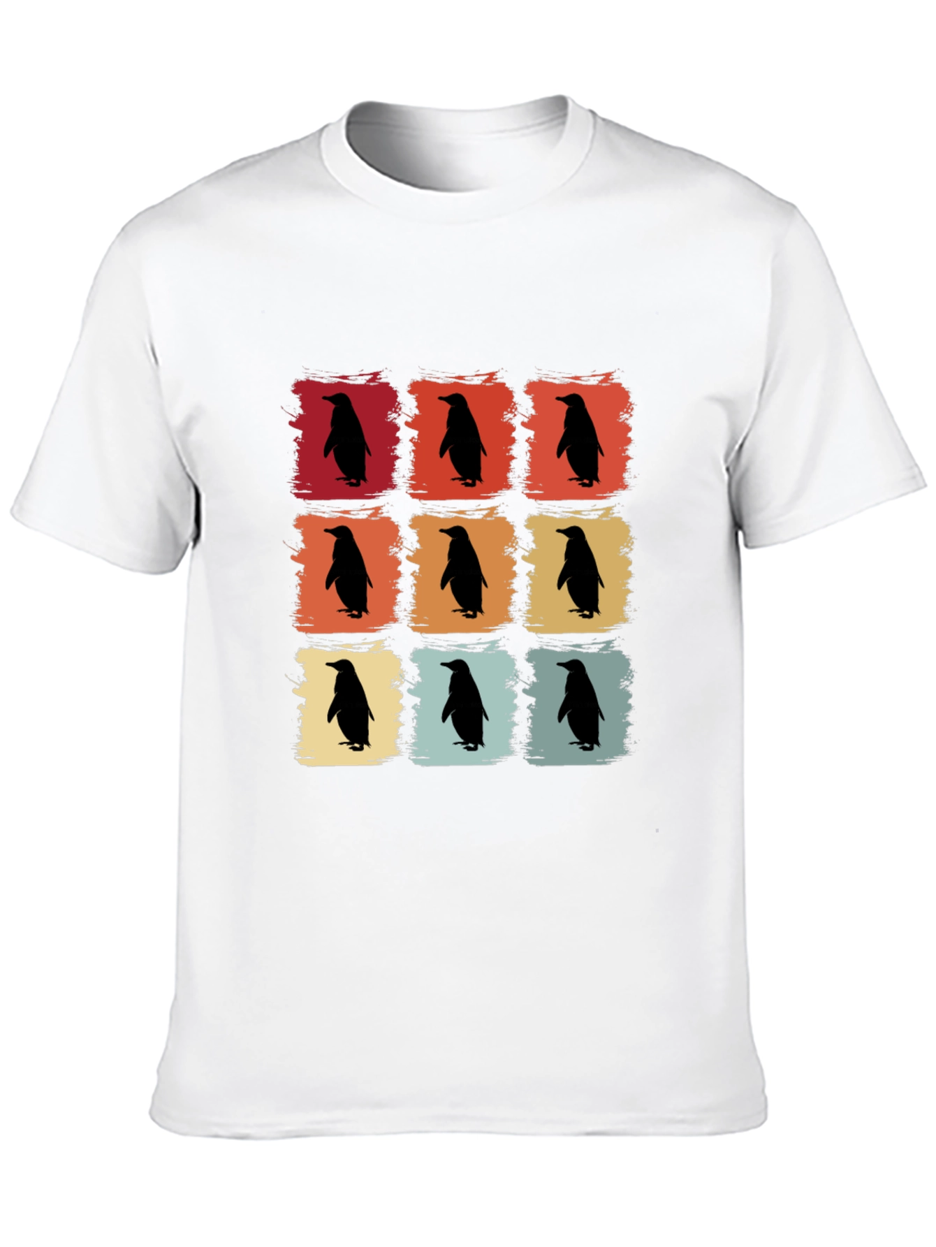 Retro Penguin T-Shirt - Cool Graphic Tee