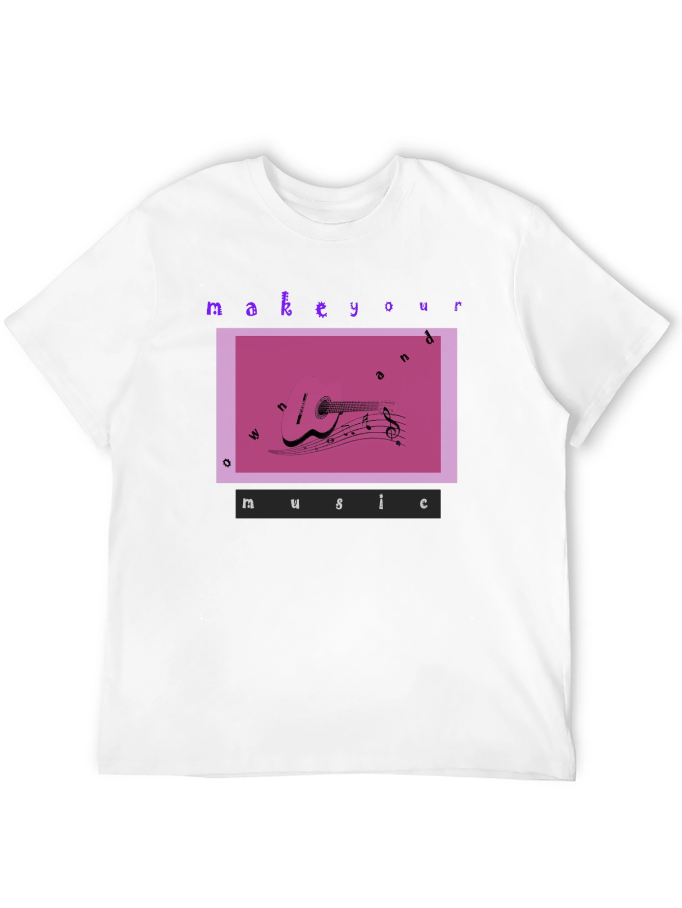 Make Your Own Music Graphic T-Shirt