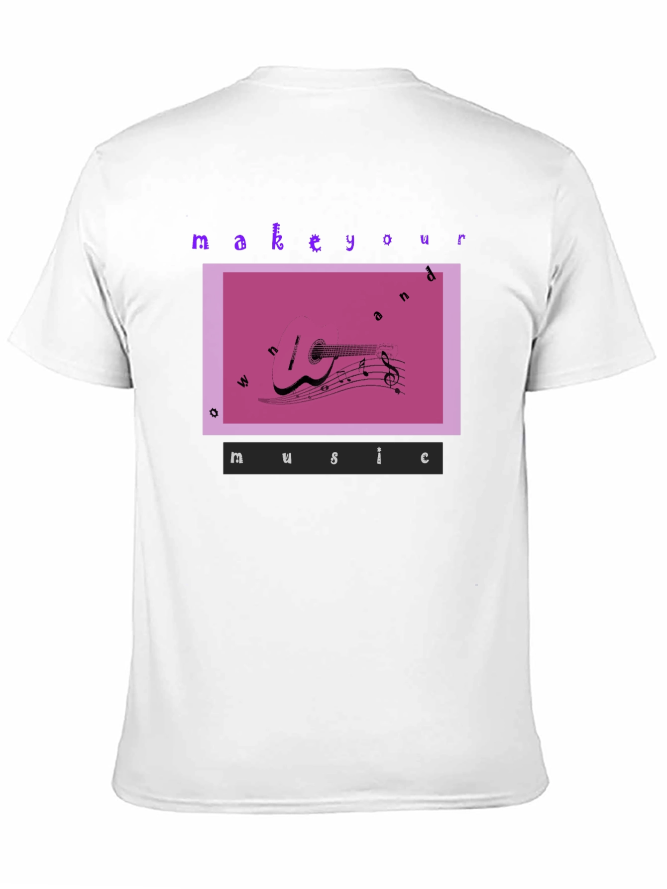 Make Your Own Music Graphic T-Shirt