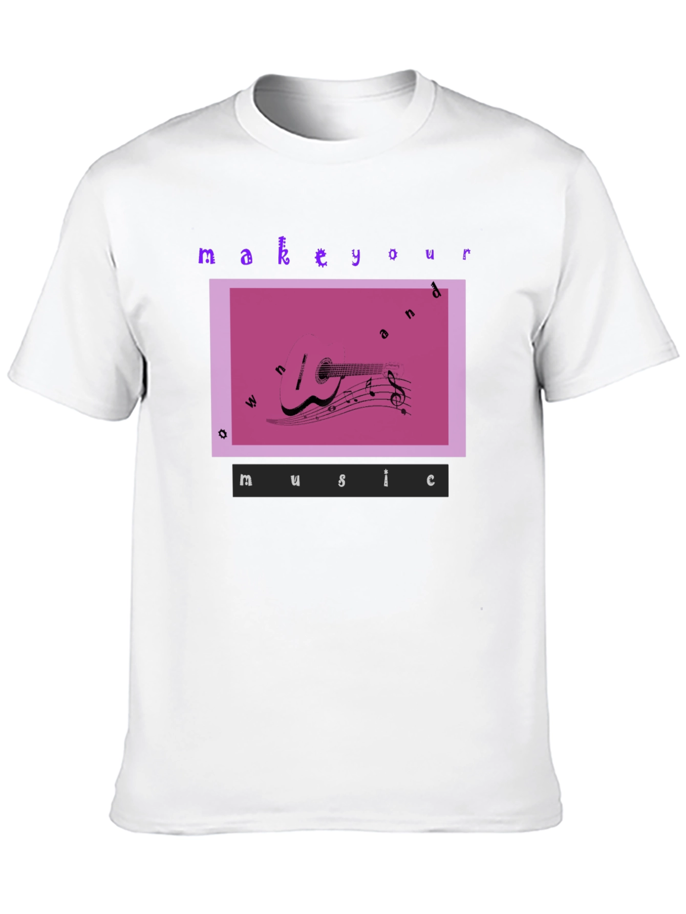 Make Your Own Music Graphic T-Shirt