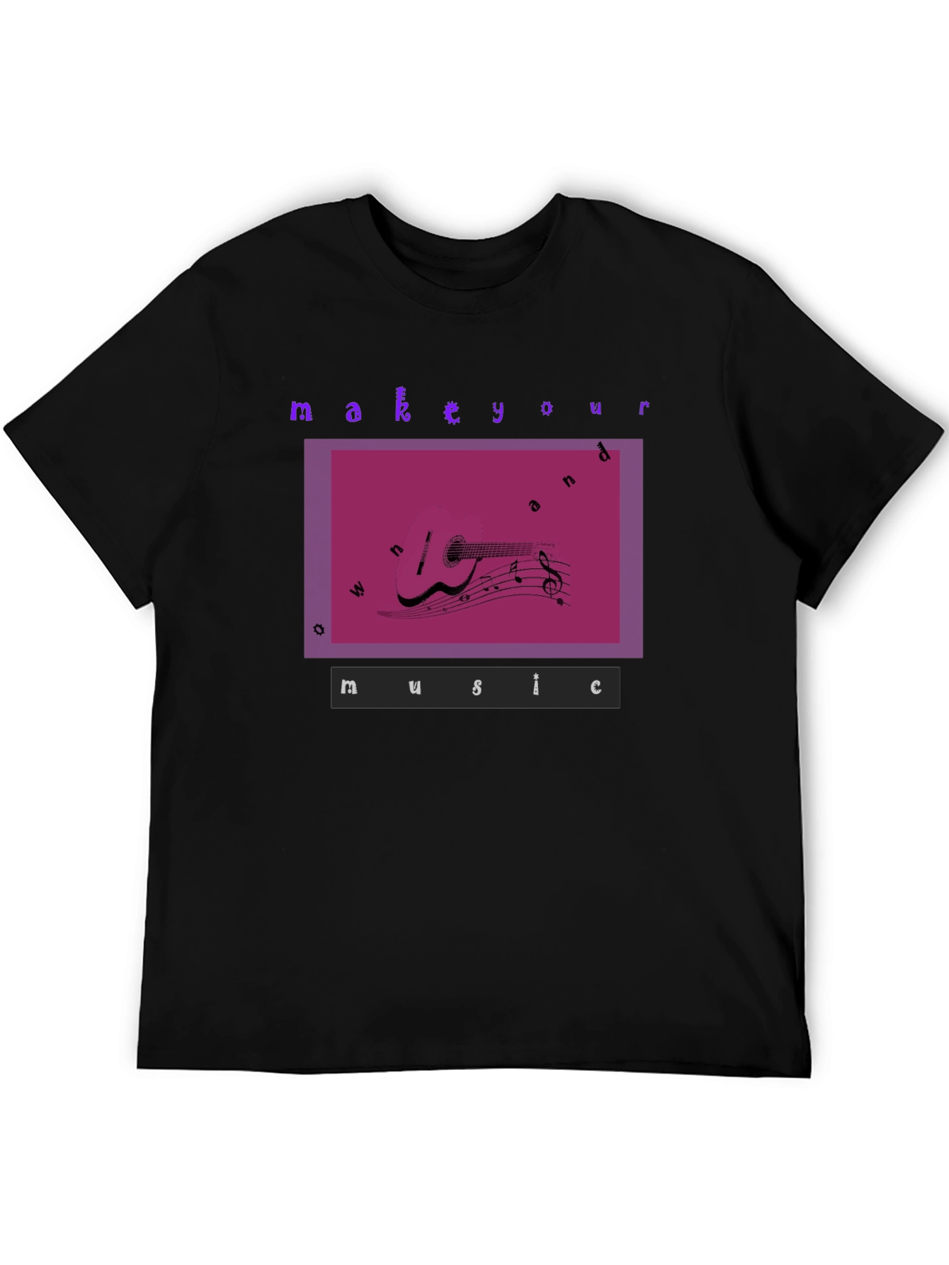 Make Your Own Music Graphic T-Shirt