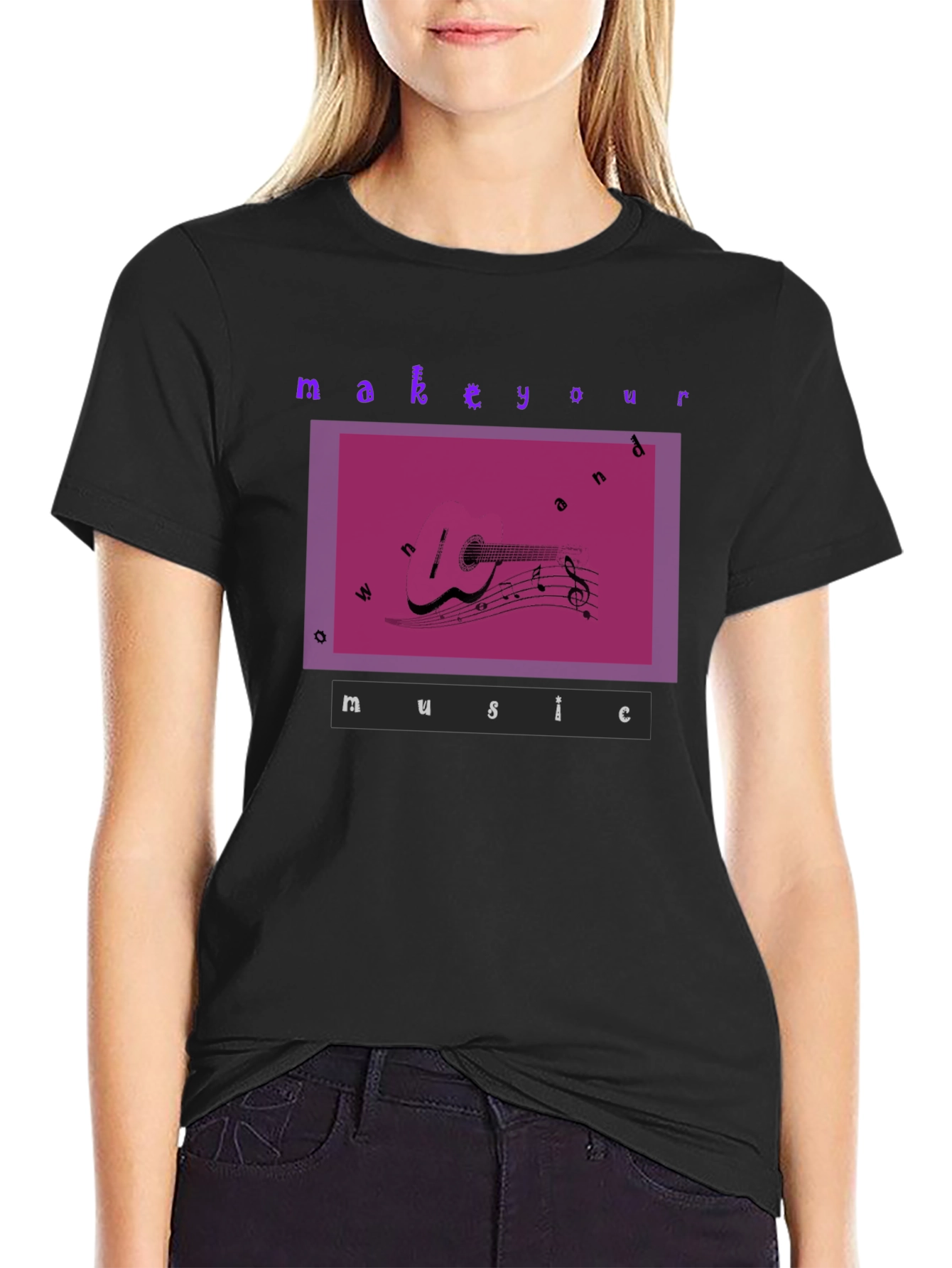 Make Your Own Music Graphic T-Shirt