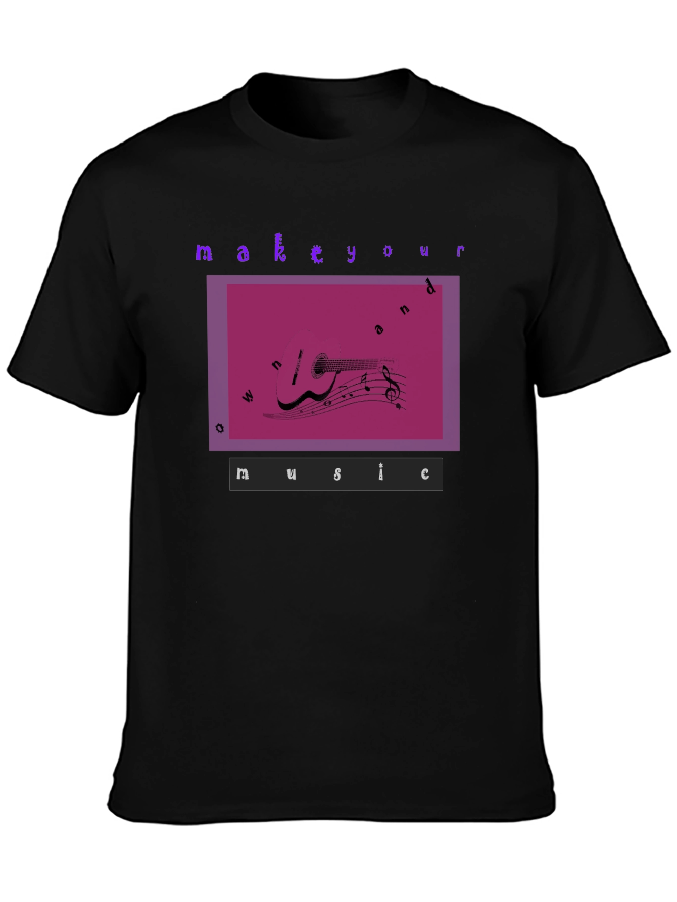 Make Your Own Music Graphic T-Shirt