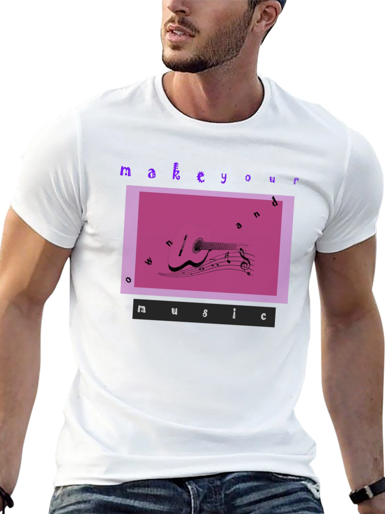 Make Your Own Music Graphic T-Shirt