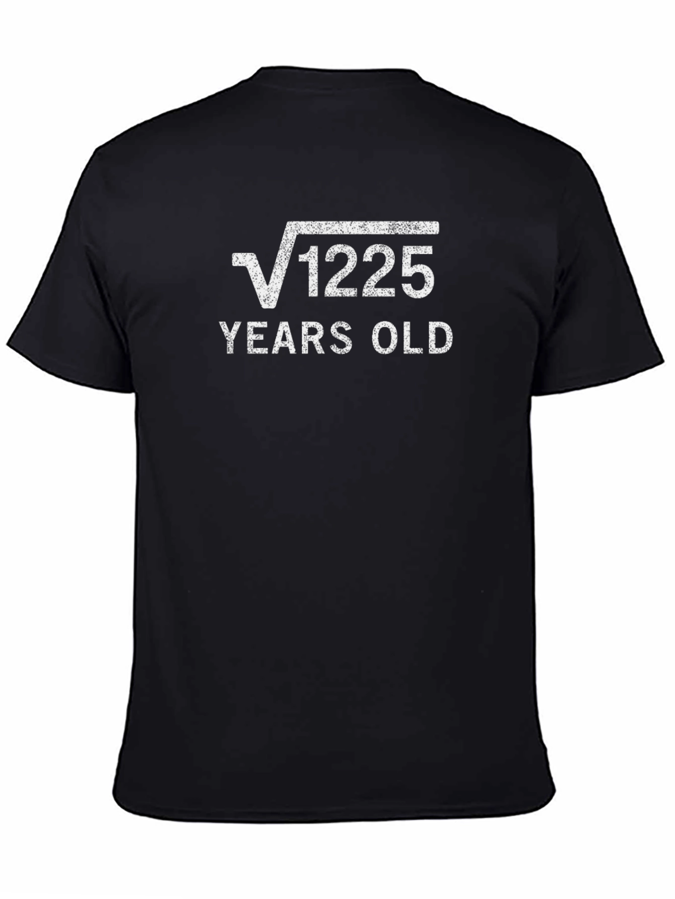 Square Root 1225 Years Old Math T-Shirt