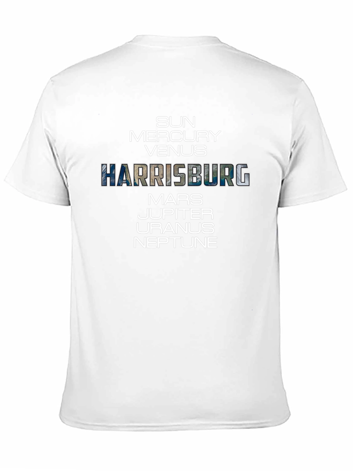Harrisburg Planets T-Shirt Space Tee