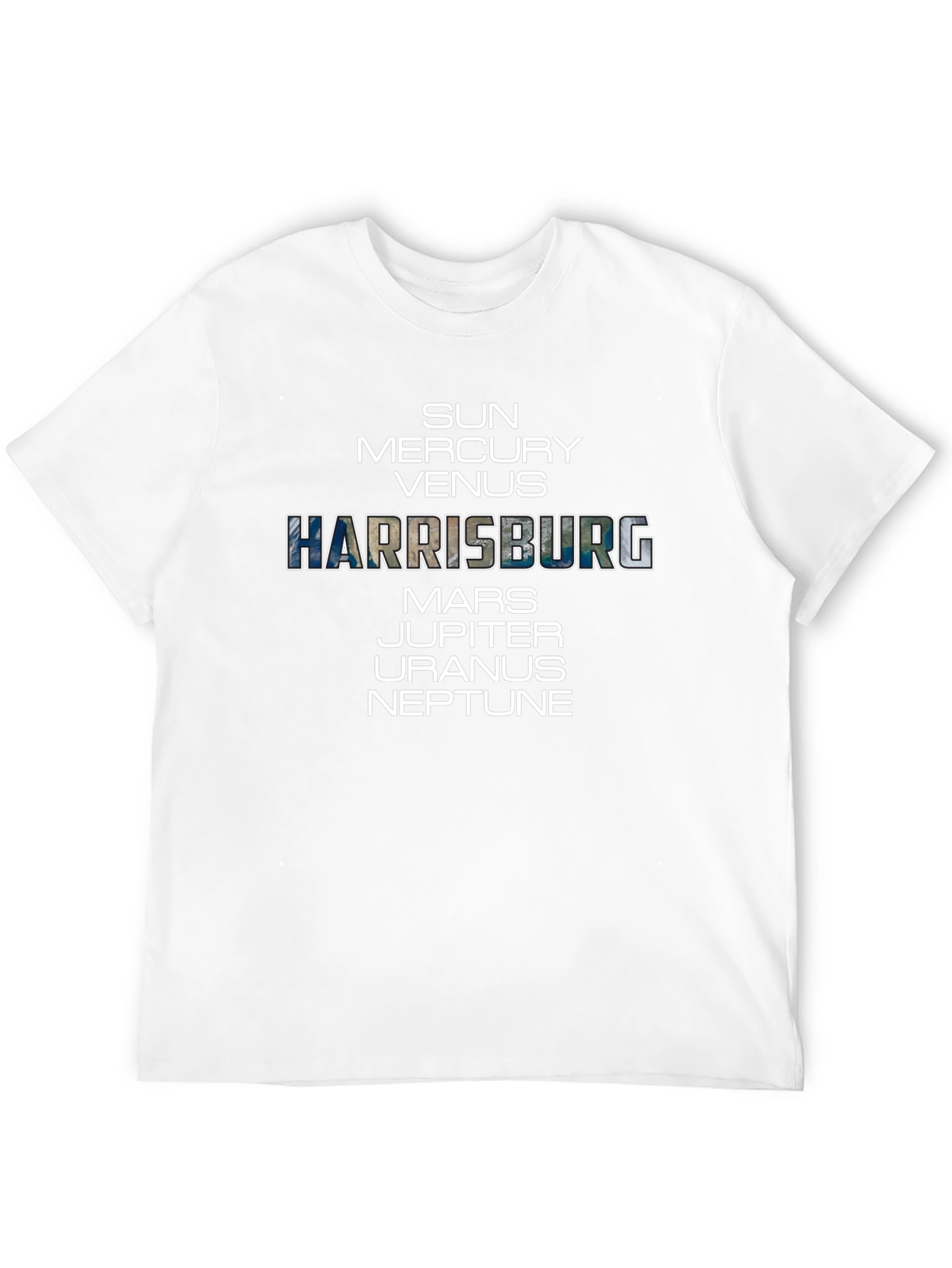 Harrisburg Planets T-Shirt Space Tee