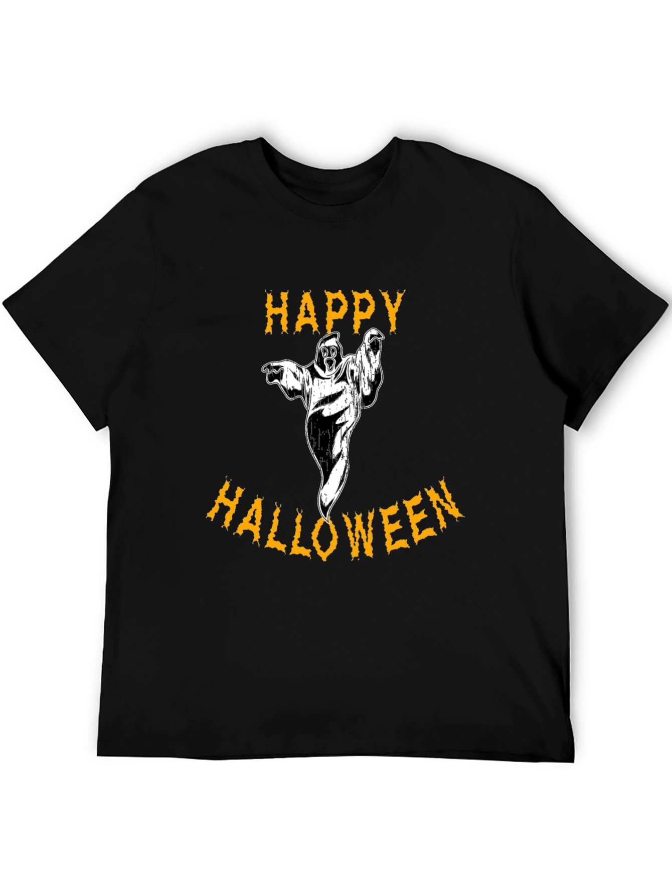 Happy Halloween Graphic Tee - Ghost Design