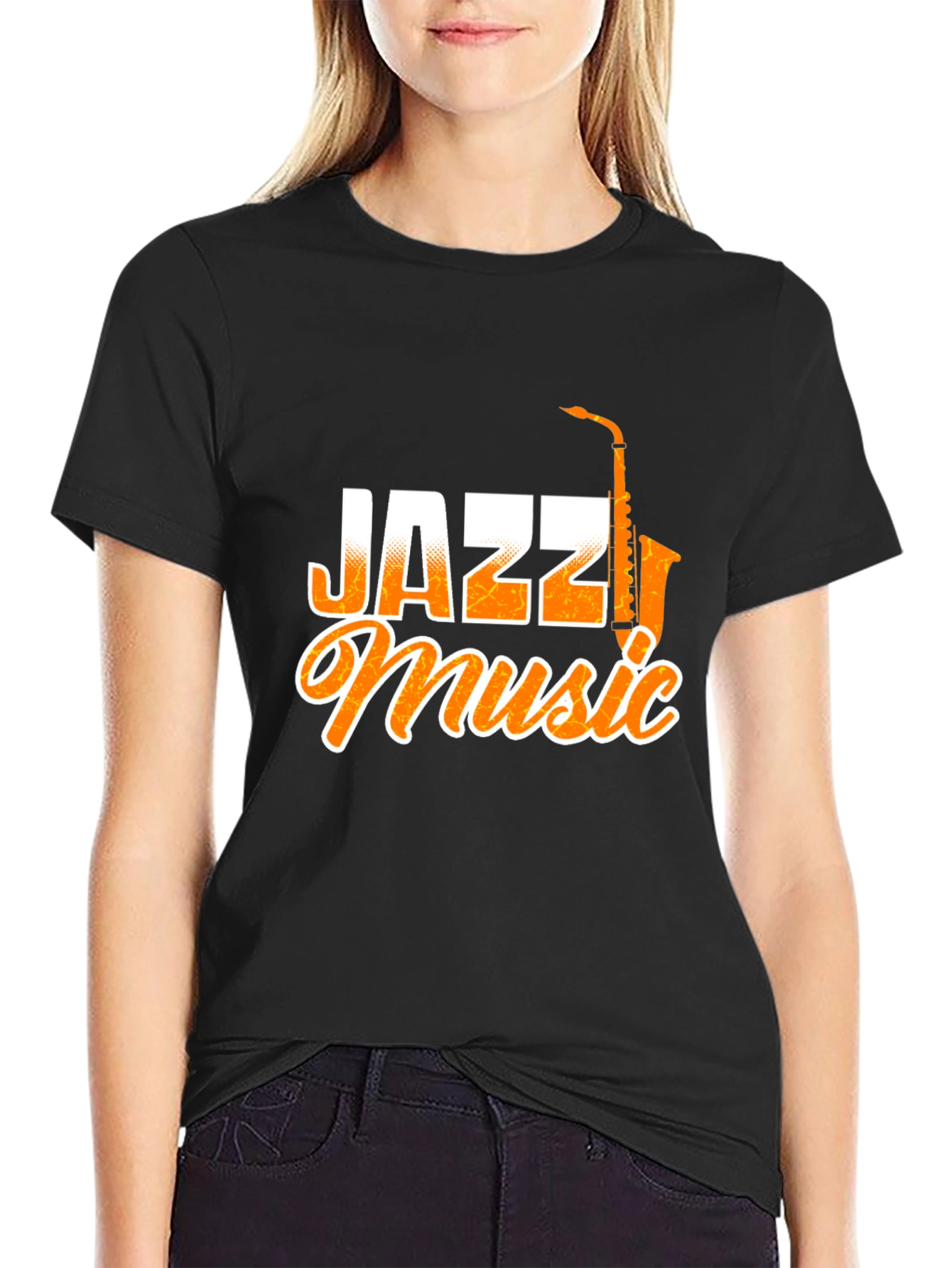 Jazz Music Black T-Shirt
