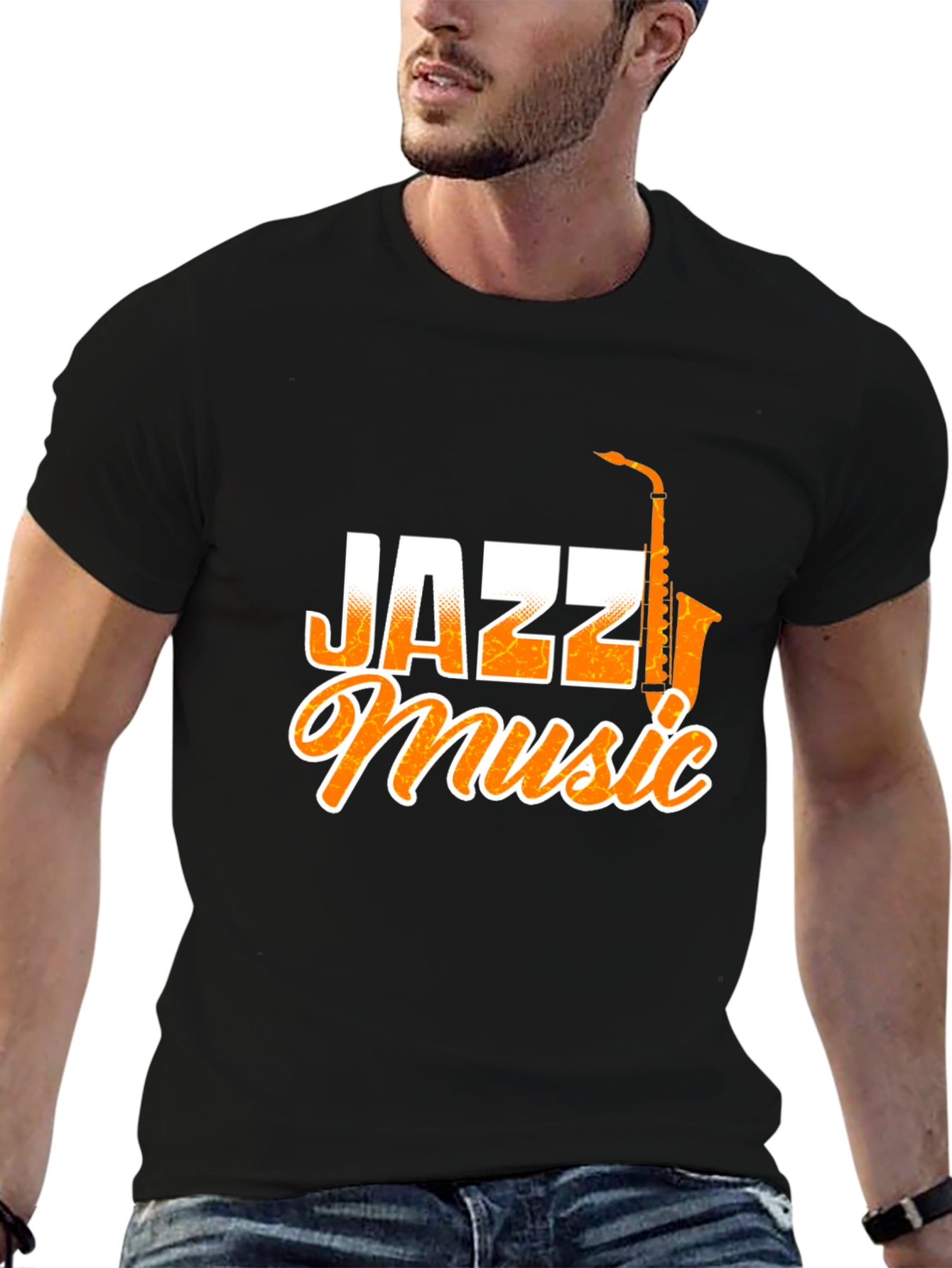 Jazz Music Black T-Shirt