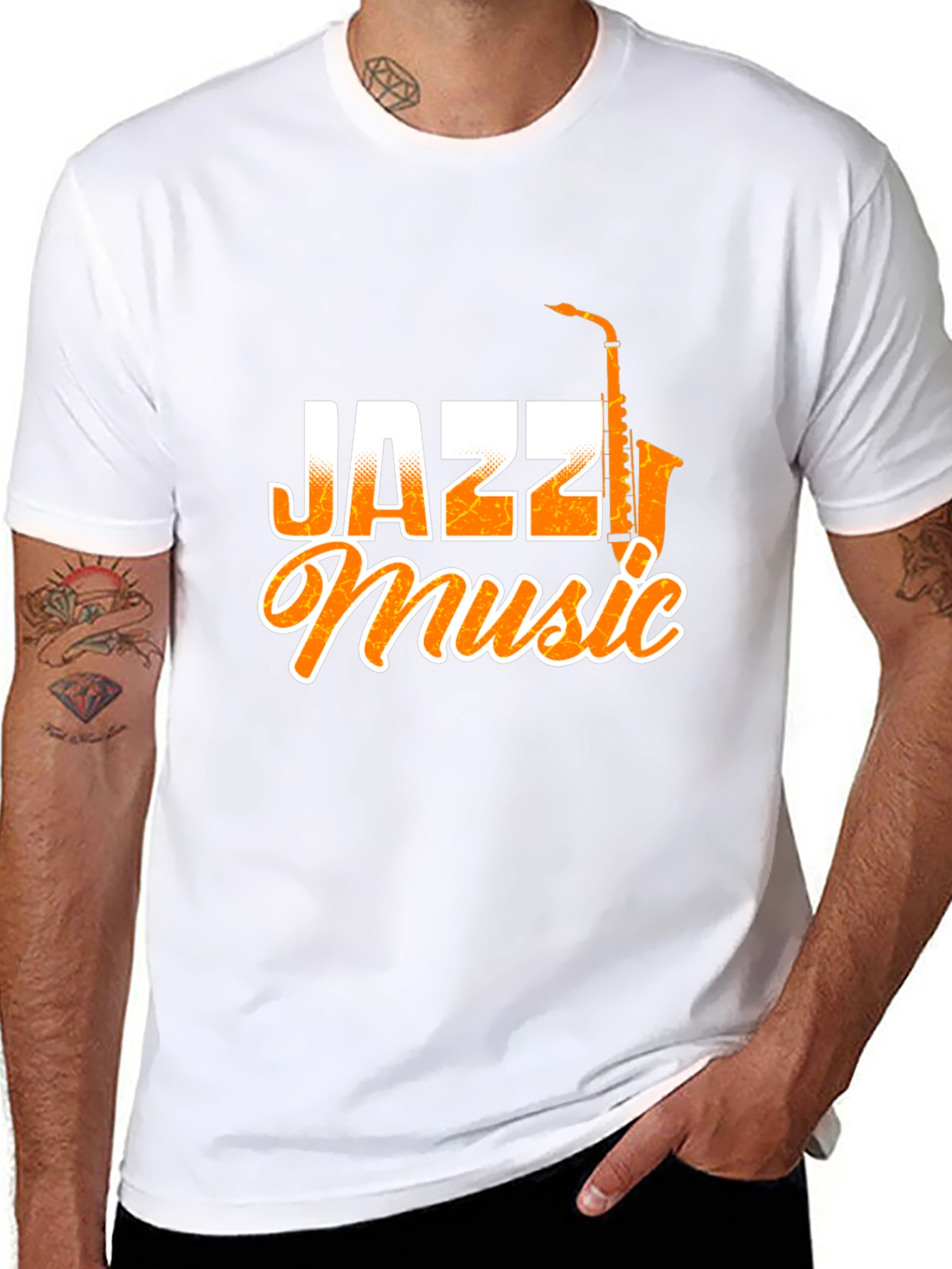 Jazz Music Black T-Shirt