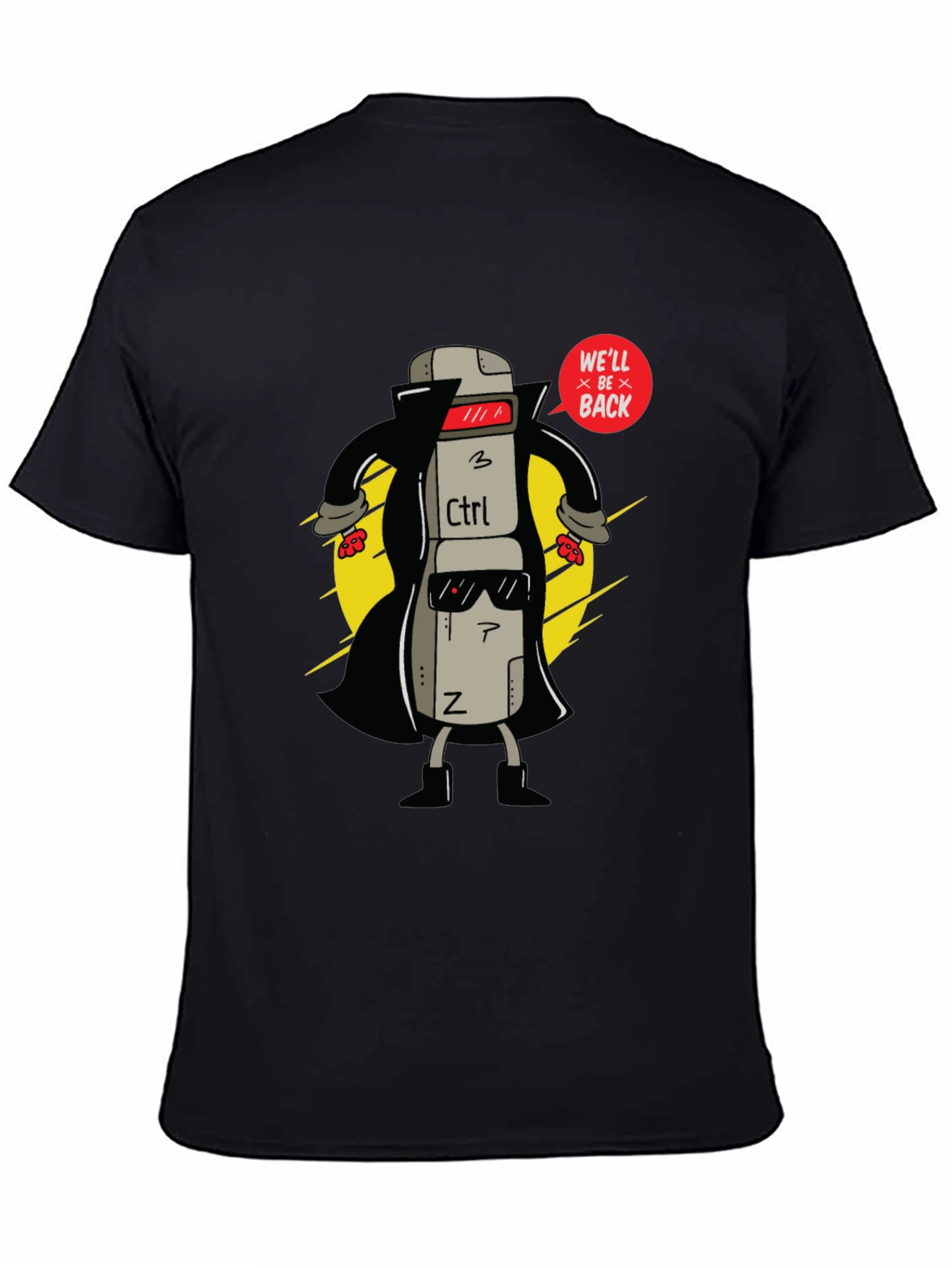 Control Key T-Shirt - Well Be Back