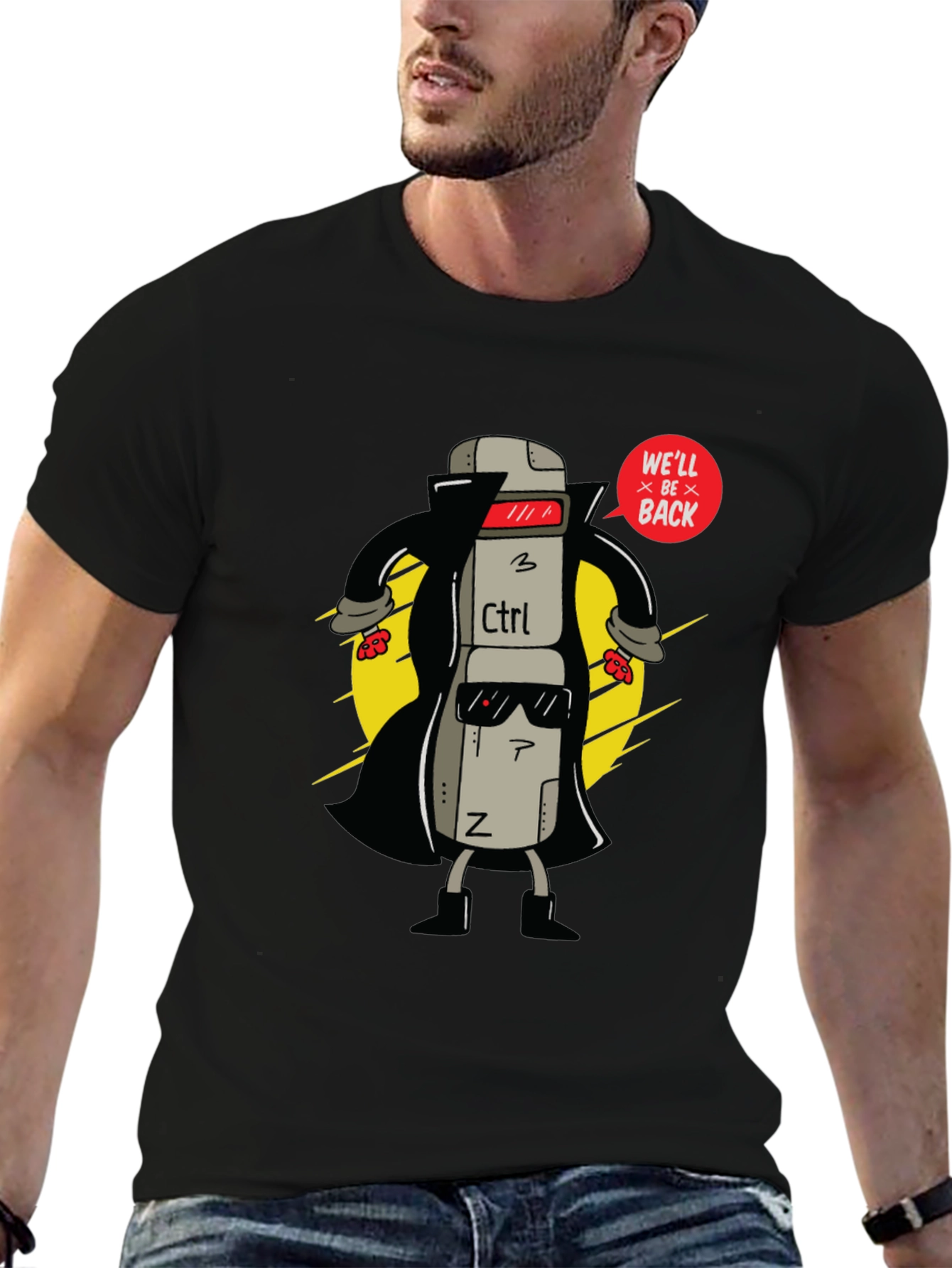 Control Key T-Shirt - Well Be Back