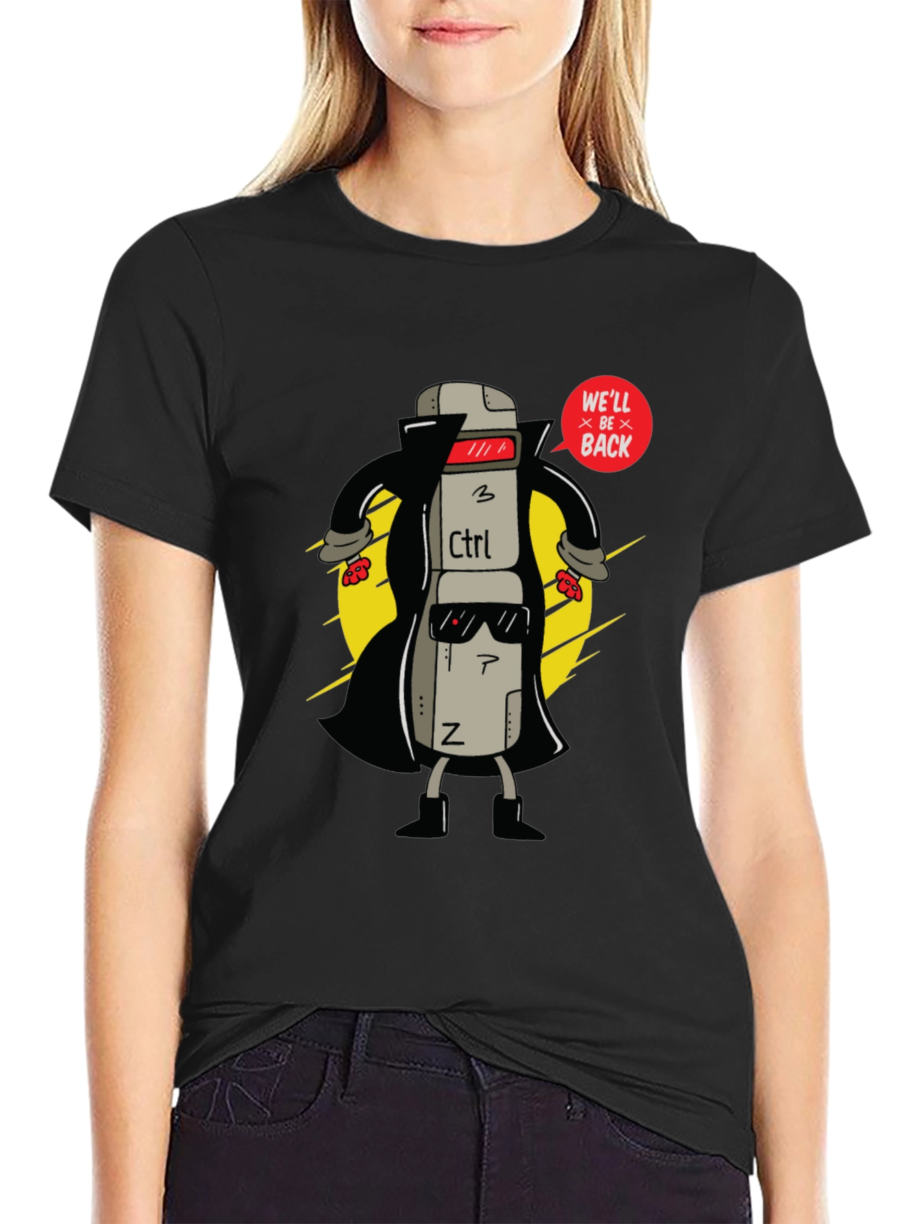 Control Key T-Shirt - Well Be Back