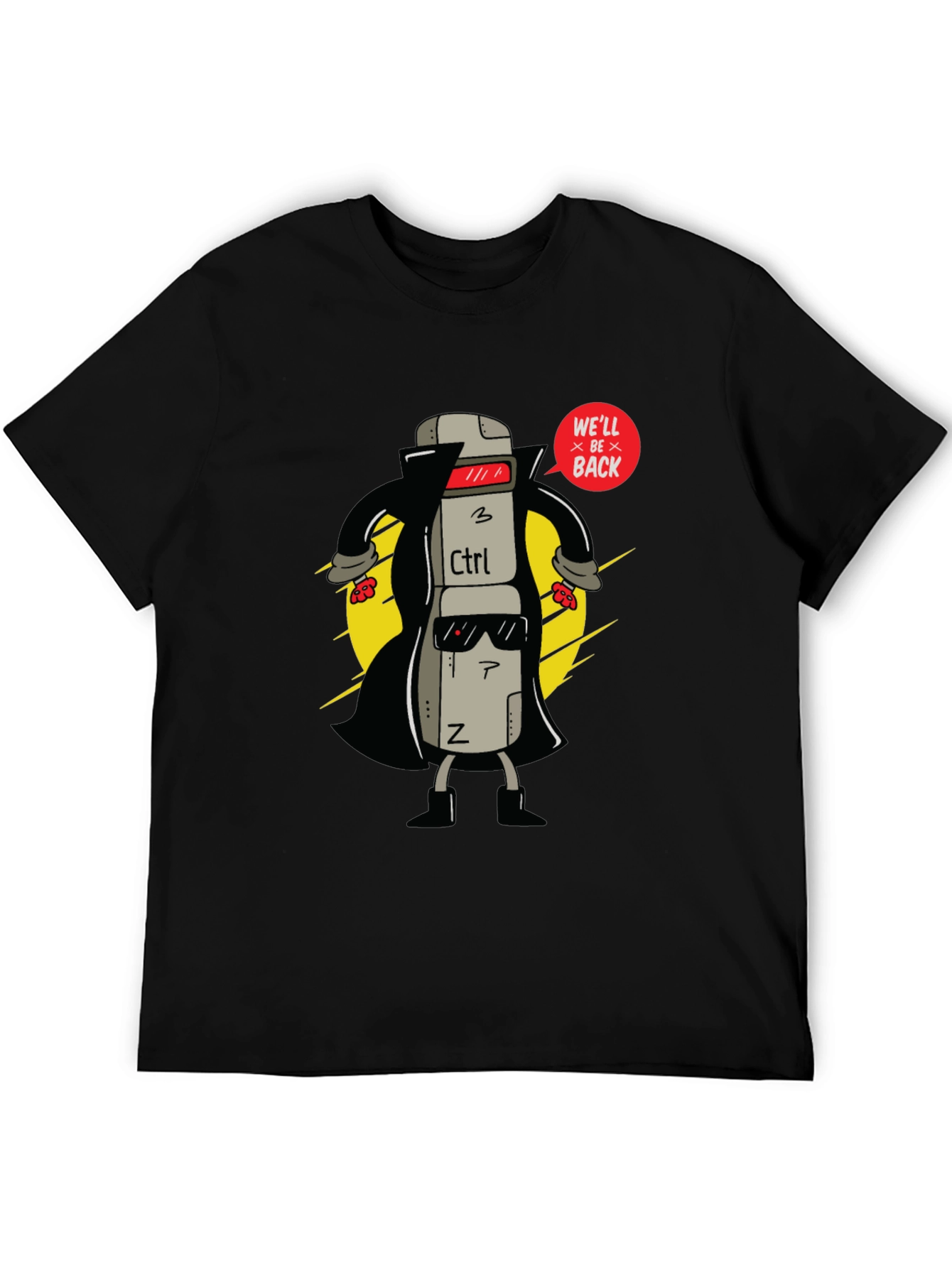 Control Key T-Shirt - Well Be Back