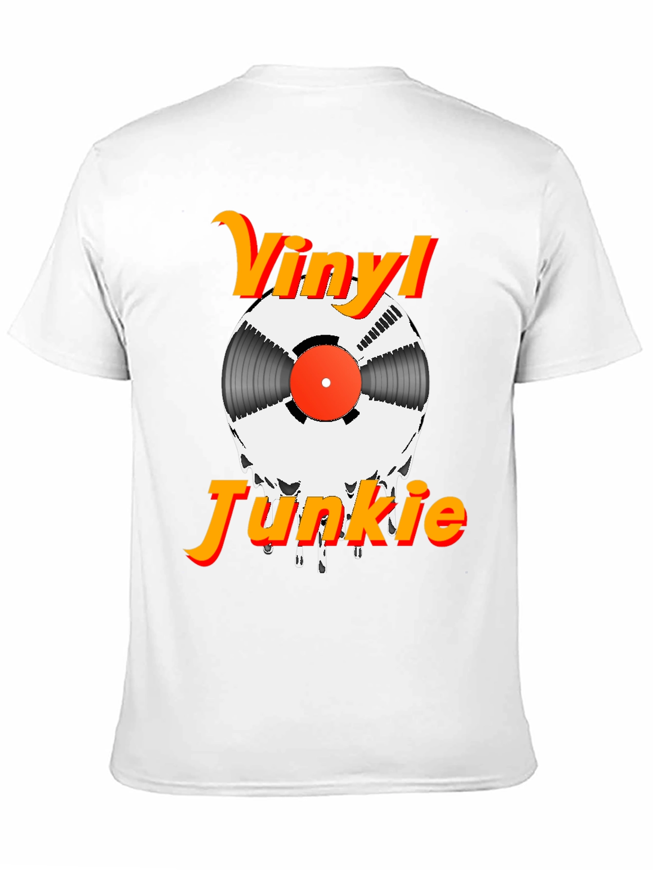 Vinyl Junkie Graphic Tee - Music Lovers T-Shirt