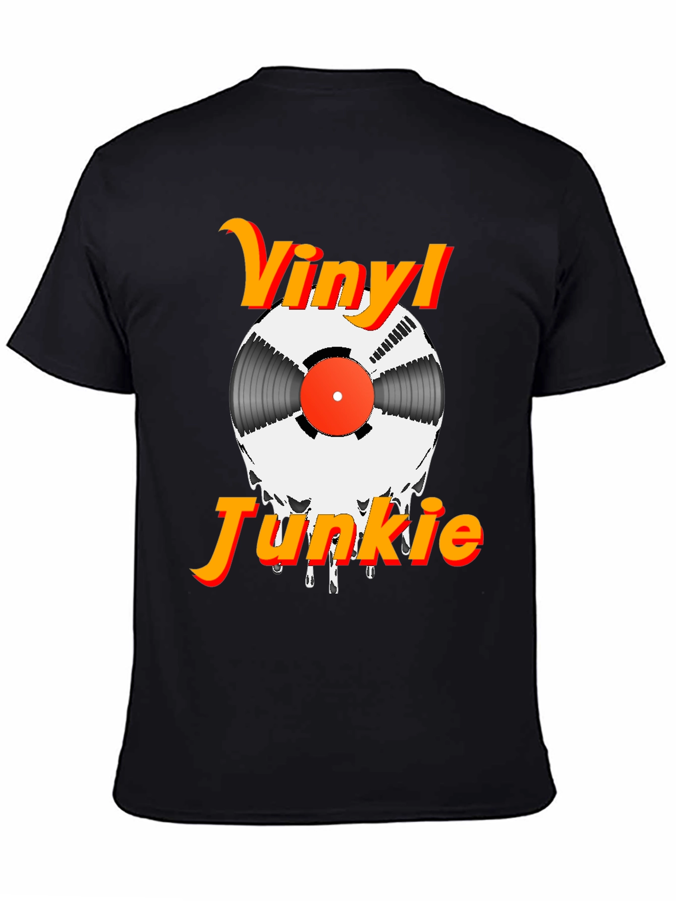Vinyl Junkie Graphic Tee - Music Lovers T-Shirt