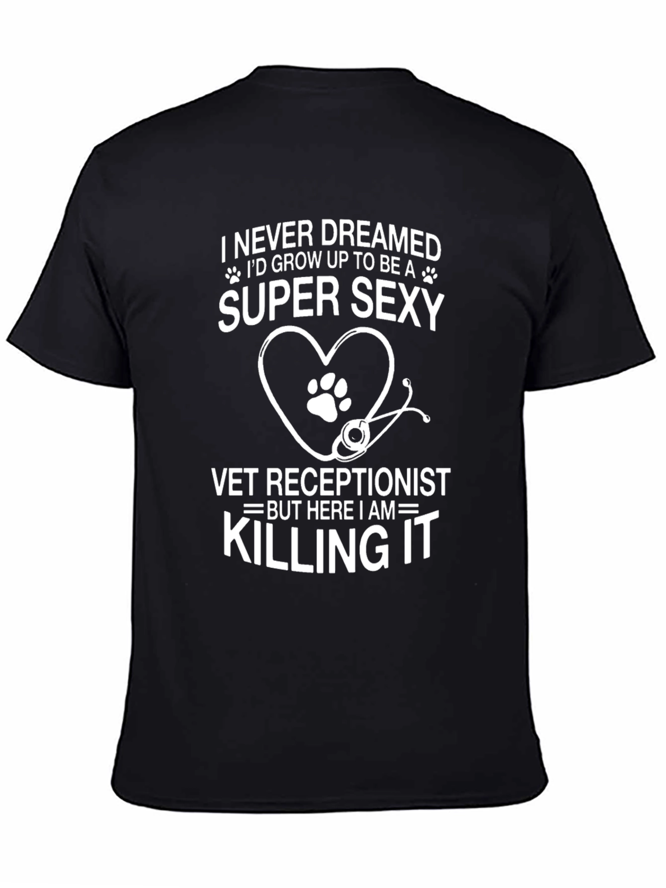 Super Sexy Vet Receptionist Graphic T-Shirt