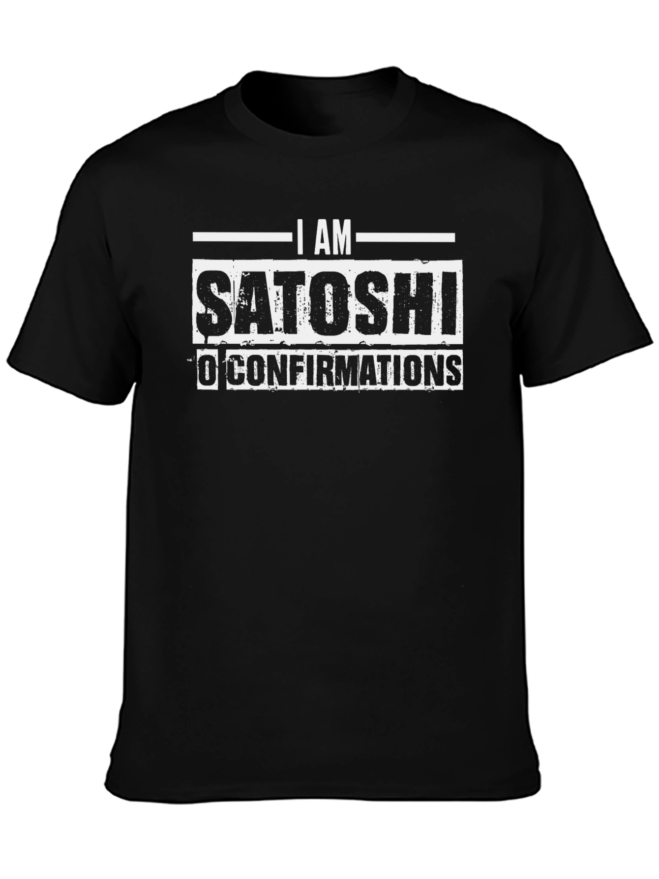 I am Satoshi T-Shirt - Bitcoin Cryptocurrency