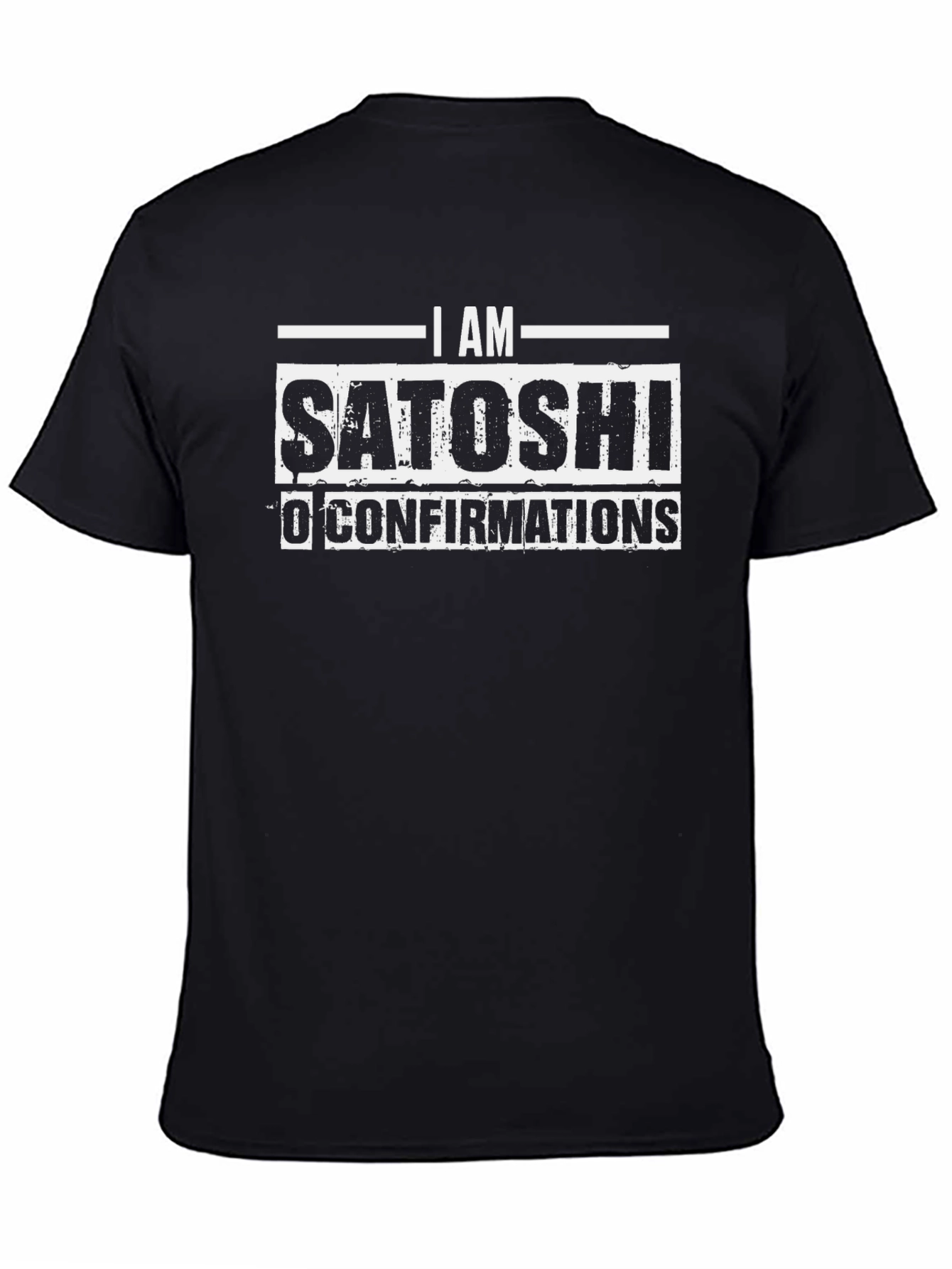 I am Satoshi T-Shirt - Bitcoin Cryptocurrency