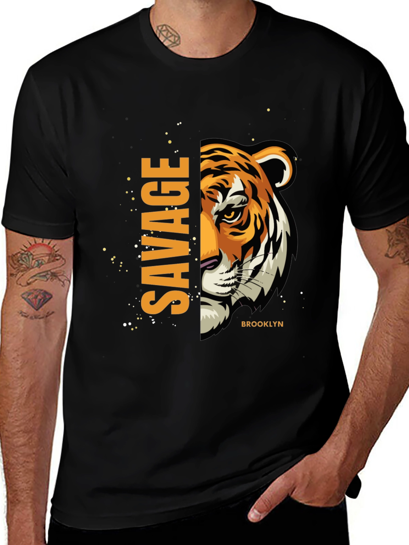 Savage Tiger Graphic Tee - Brooklyn Edition