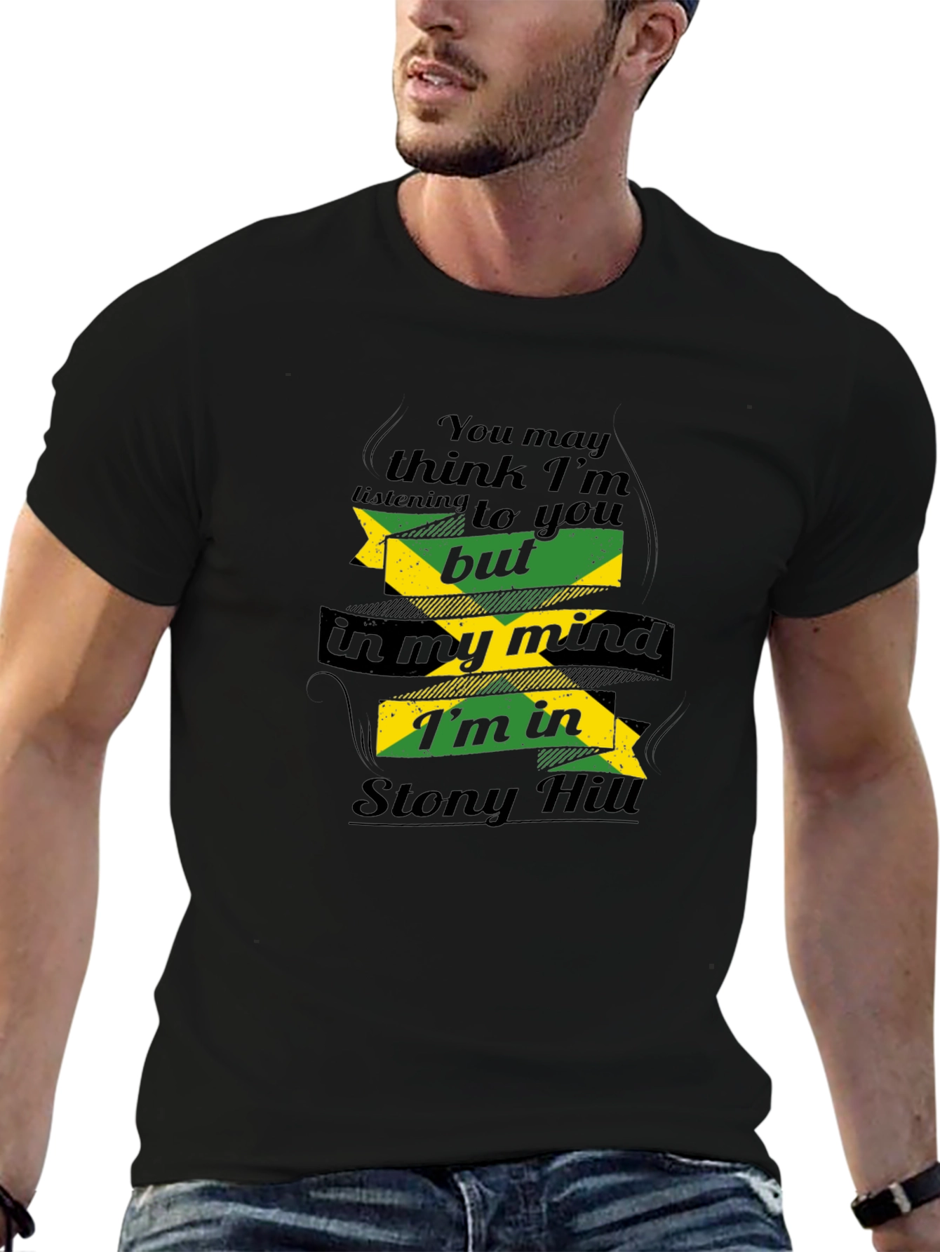 Stony Hill Mind T-Shirt - Jamaican Flag Inspired