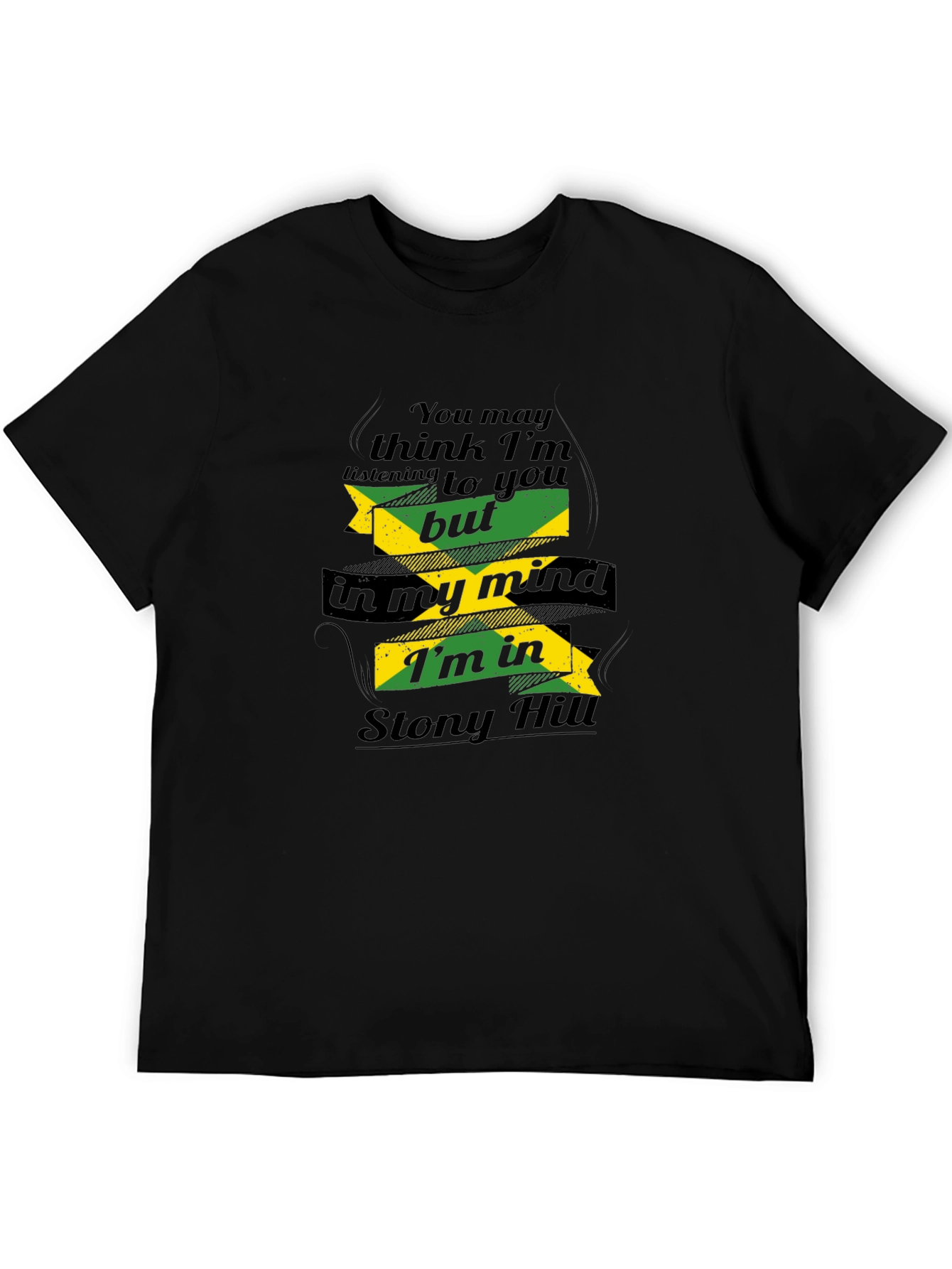 Stony Hill Mind T-Shirt - Jamaican Flag Inspired