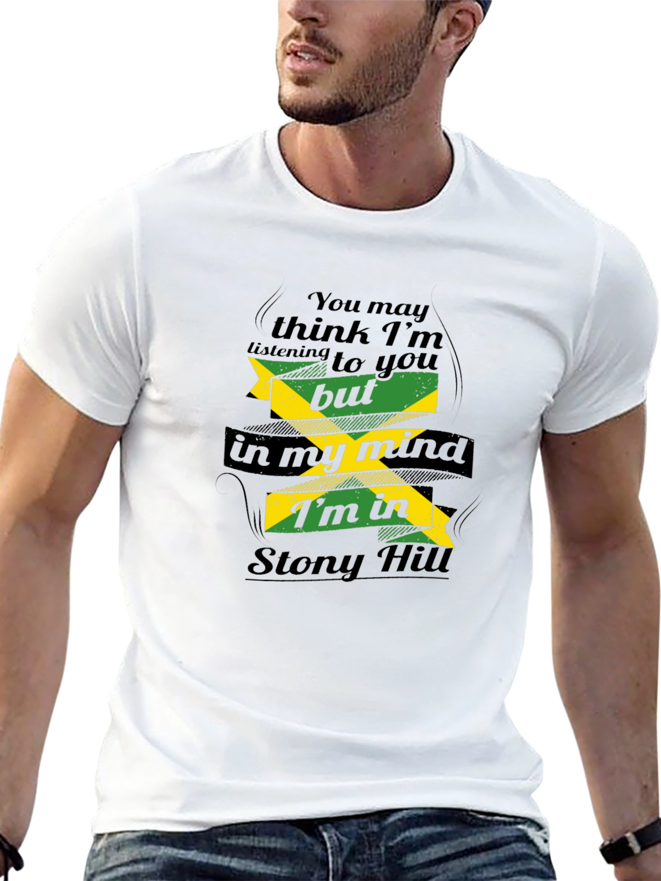 Stony Hill Mind T-Shirt - Jamaican Flag Inspired