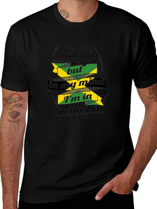 Stony Hill Mind T-Shirt - Jamaican Flag Inspired