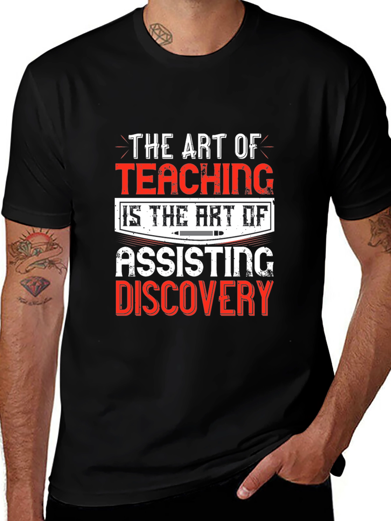 Art of Teaching Graphic Tee - Black