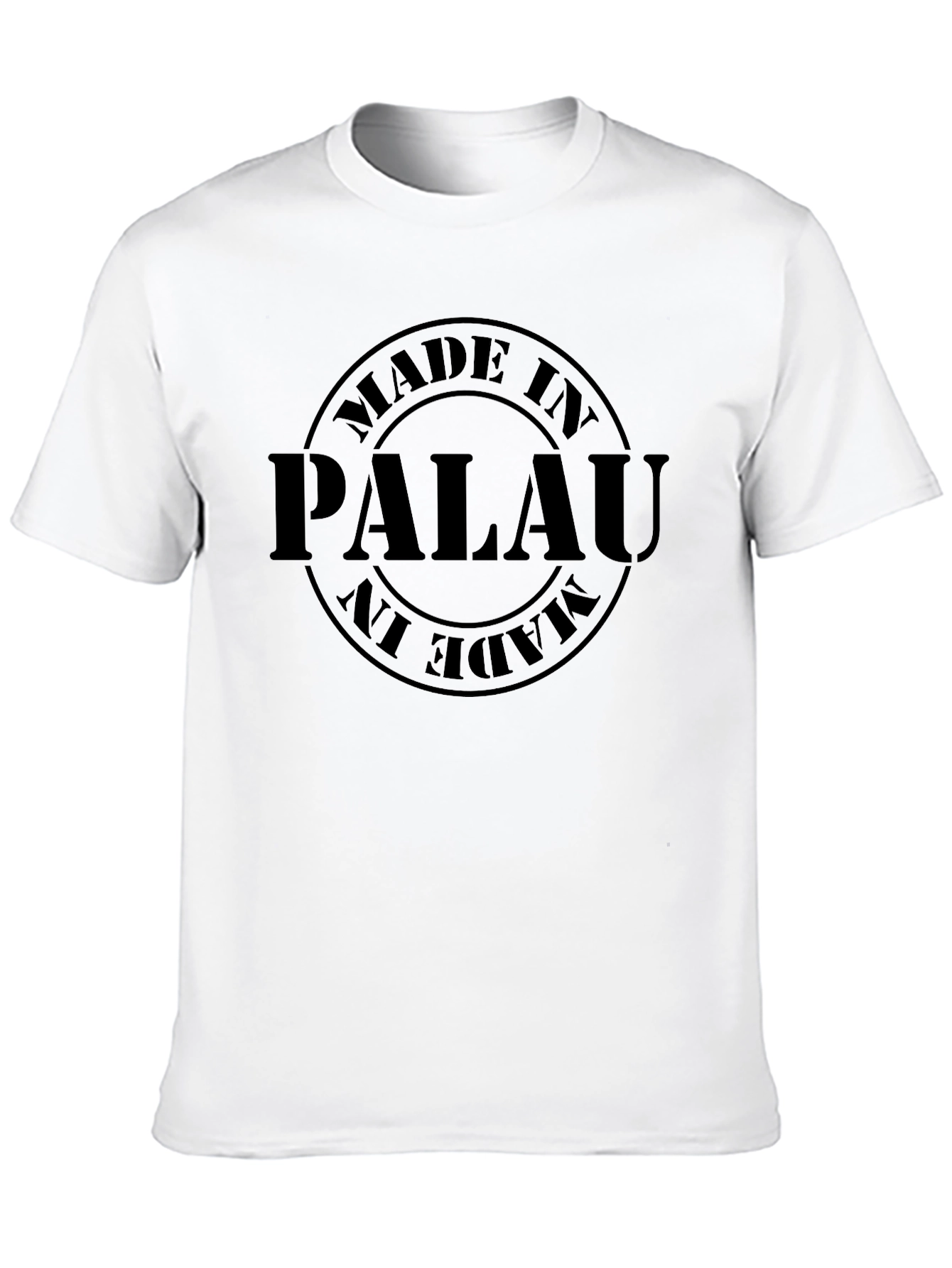 Made in Palau Graphic T-Shirt - Black
