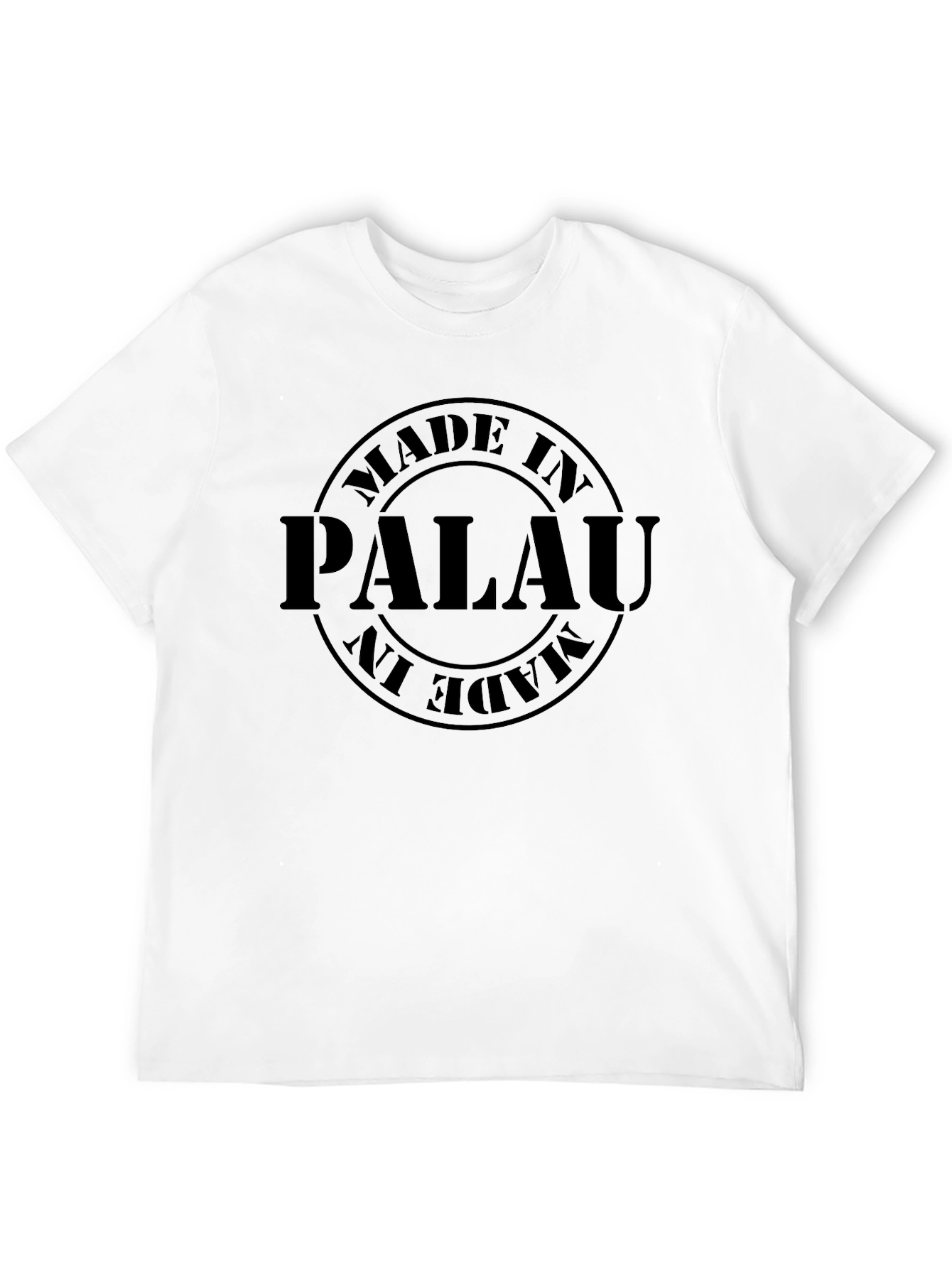 Made in Palau Graphic T-Shirt - Black