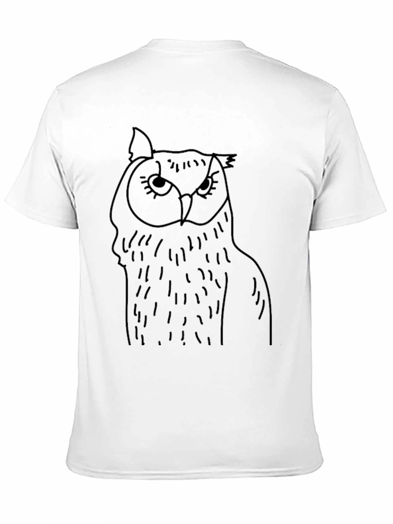 Owl Graphic Tee - Mens Black T-Shirt