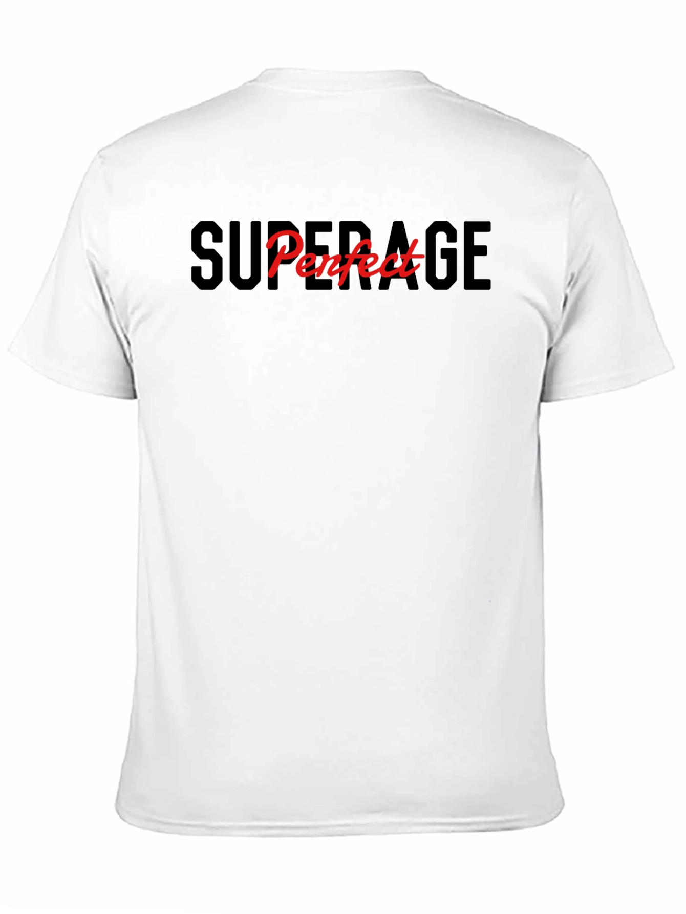 Superage Perfect Graphic T-Shirt - Black