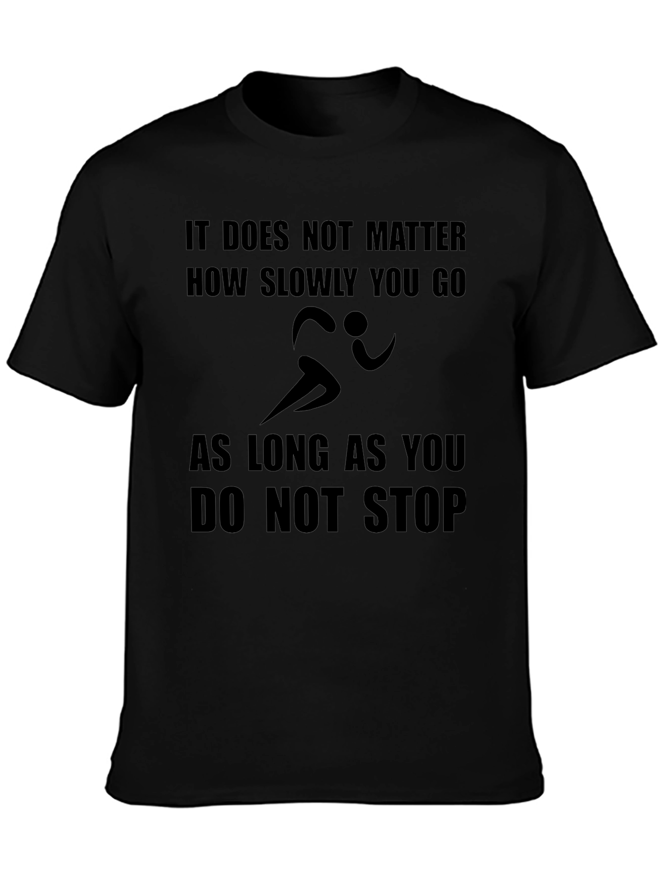 Motivational Runner T-Shirt - Never Stop